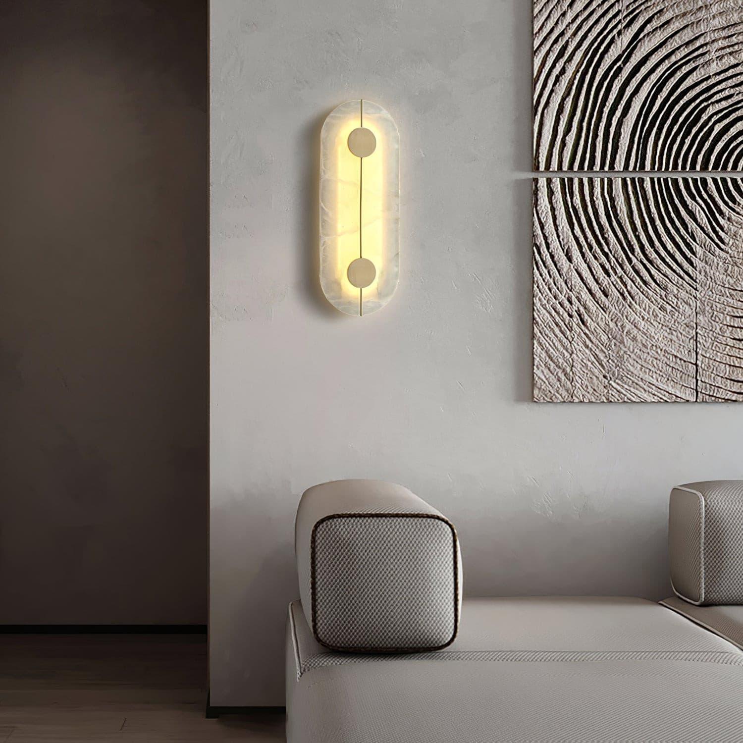 Artistic Alabaster Wall Lamp - Image 7