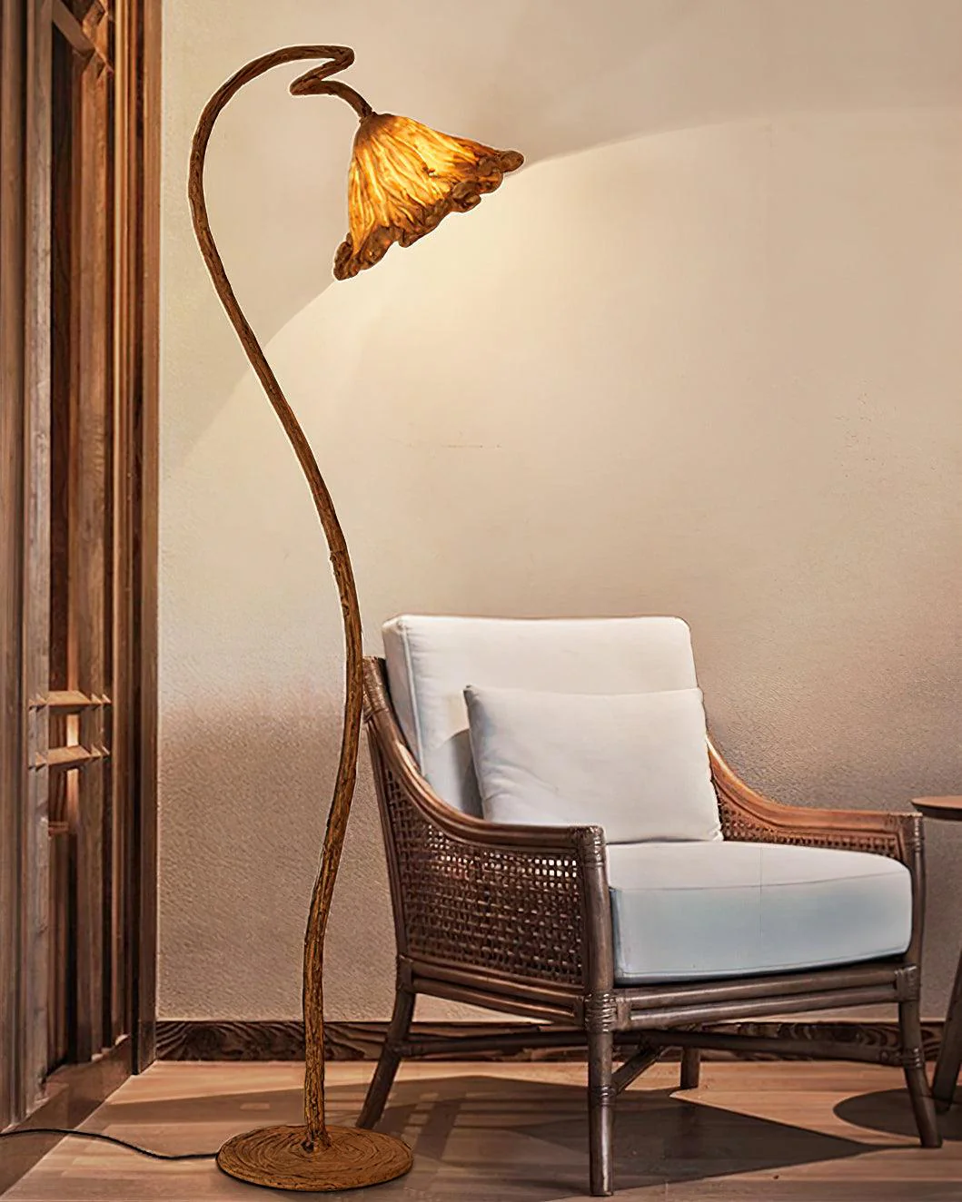 Artistic Lotus Leaf Floor Lamp - Image 15