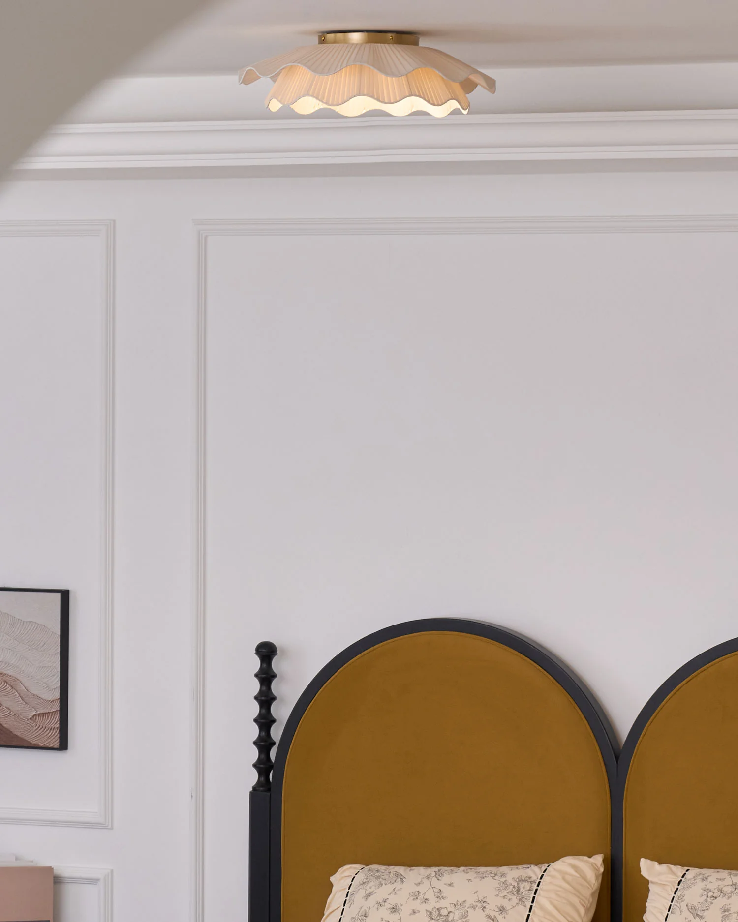 Arwen Fabric Wave Ceiling Lamp - Image 35