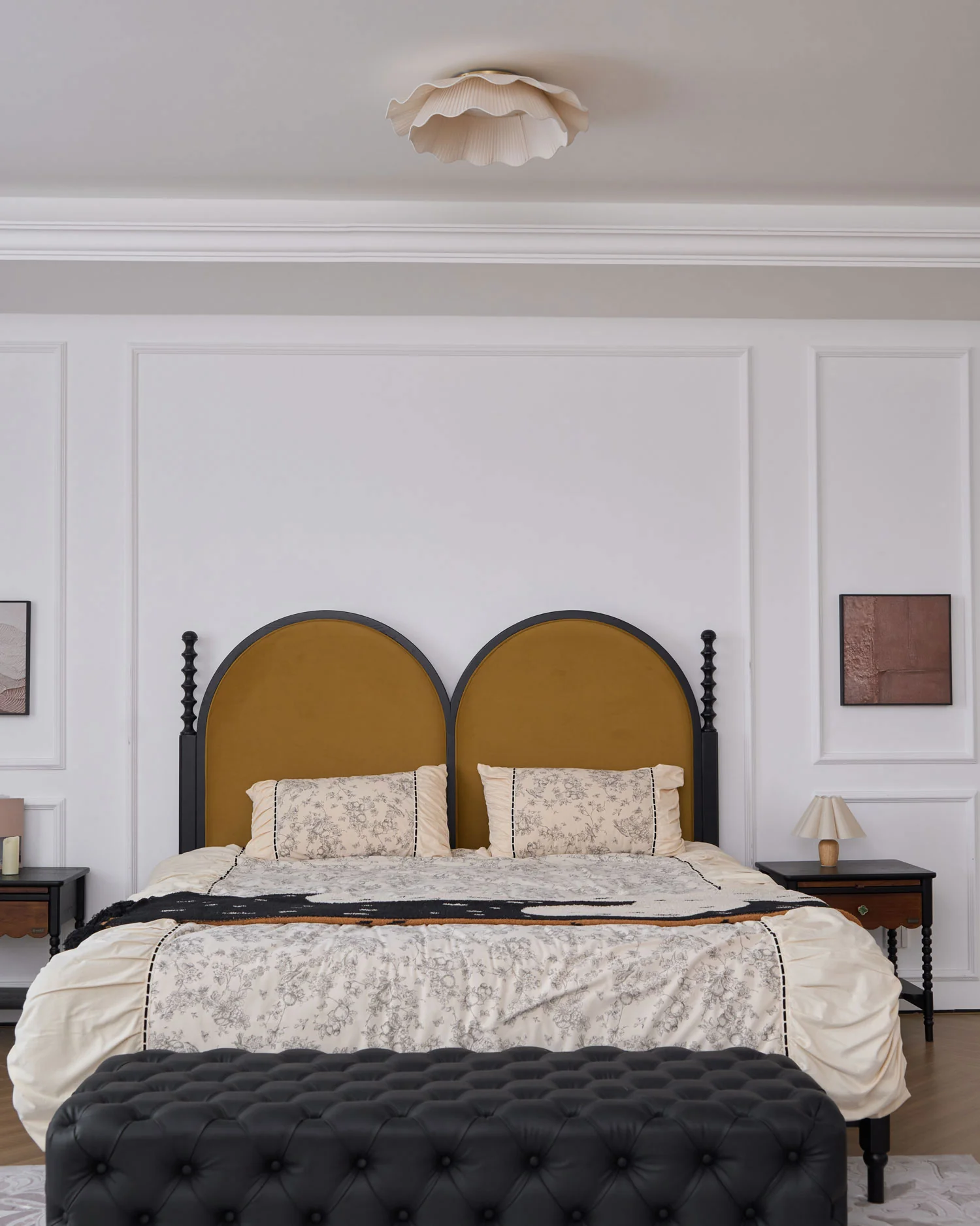 Arwen Fabric Wave Ceiling Lamp - Image 38