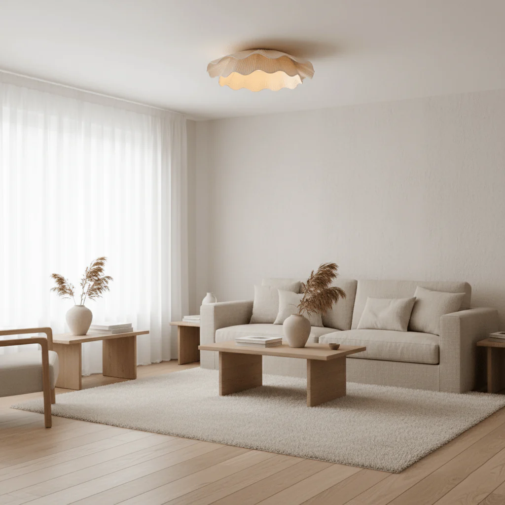 Arwen Fabric Wave Ceiling Lamp - Image 5