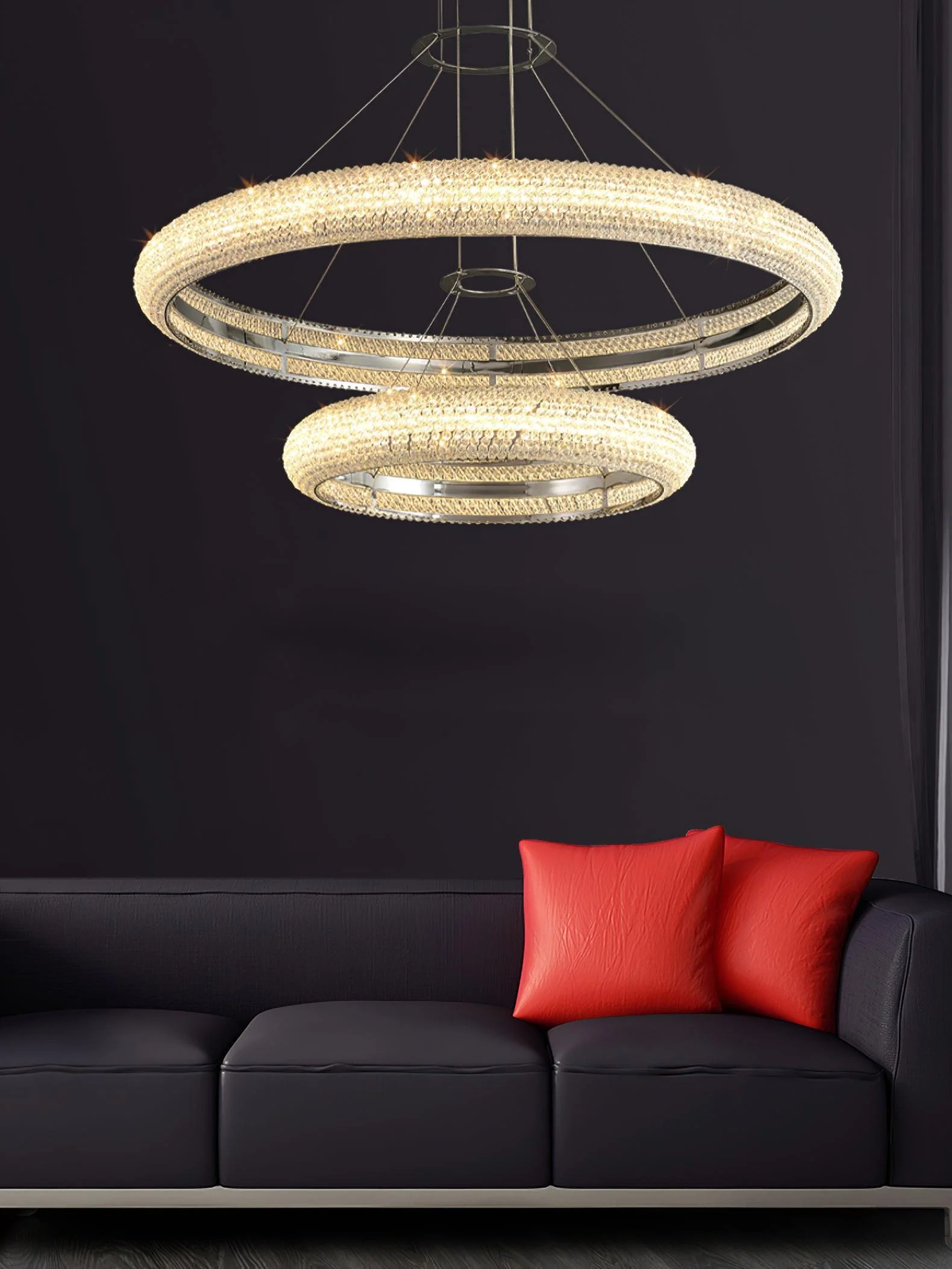 Asscher Ring Chandelier - Image 14