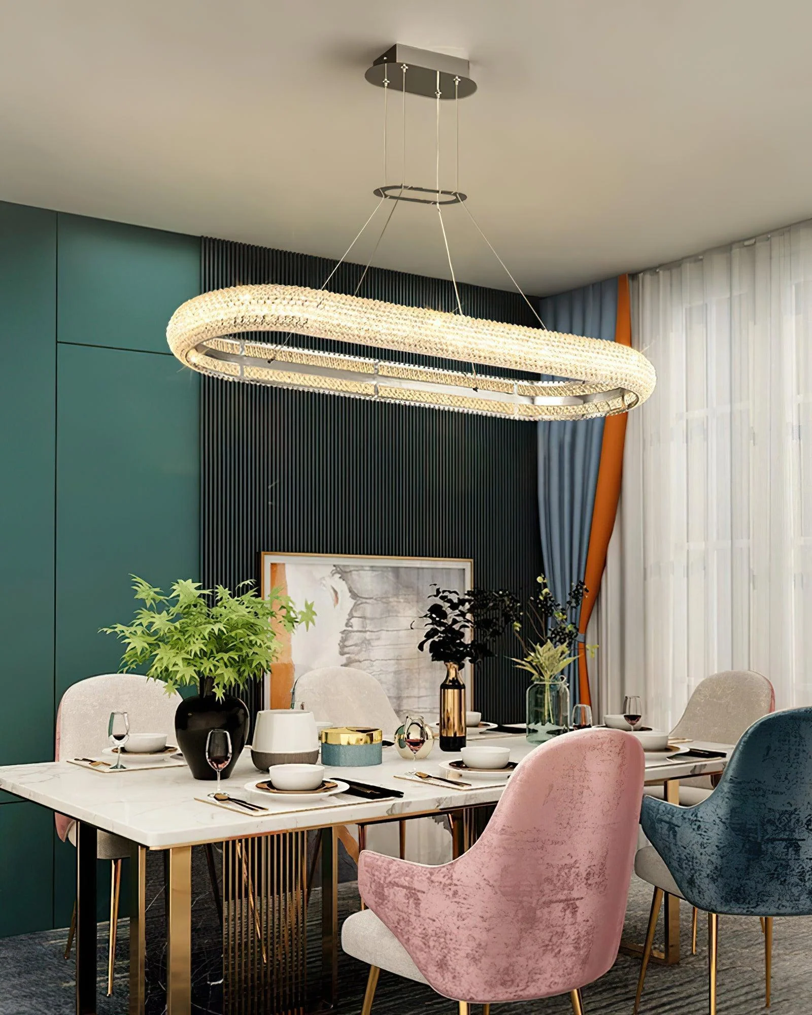 Asscher Ring Chandelier - Image 16