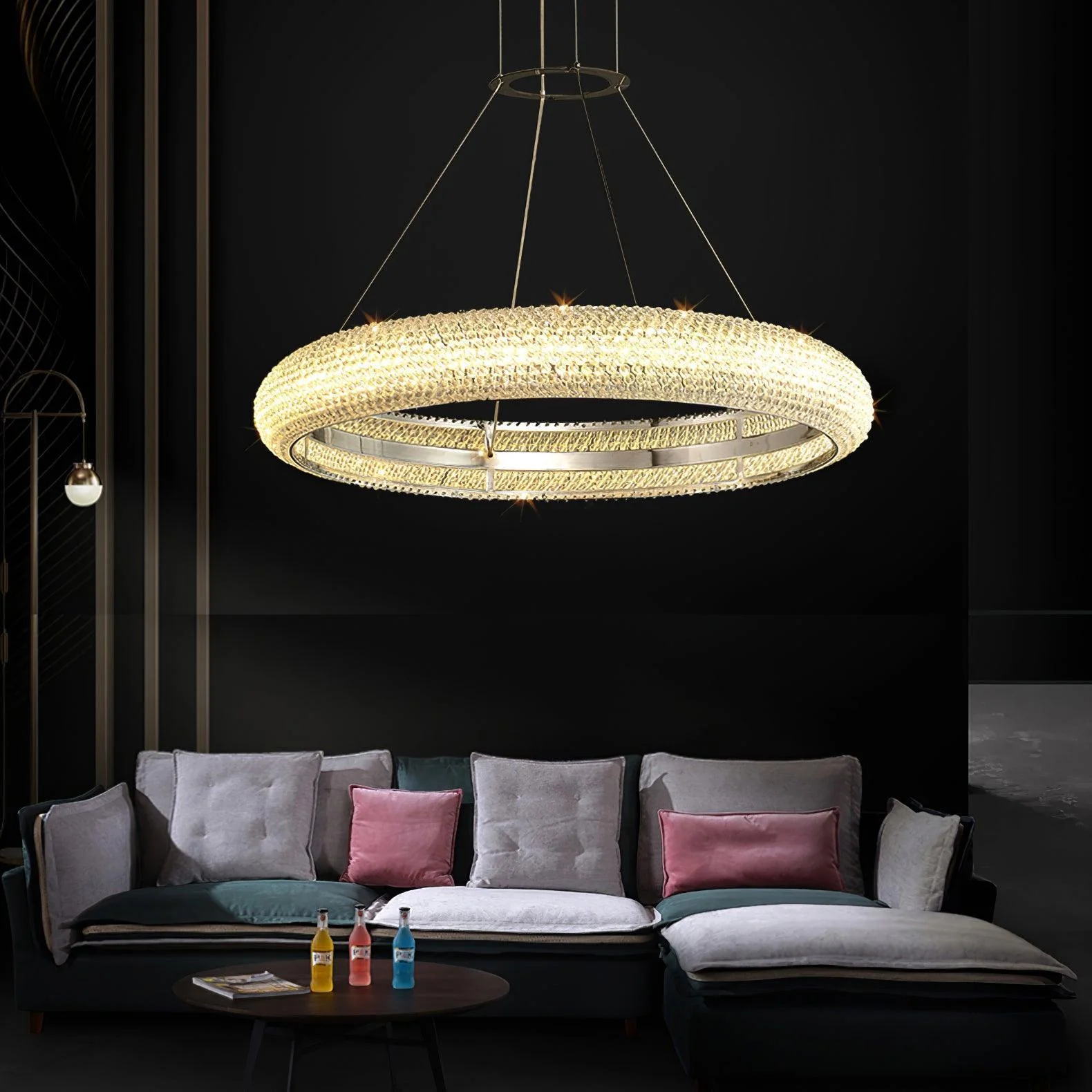 Asscher Ring Chandelier - Image 7