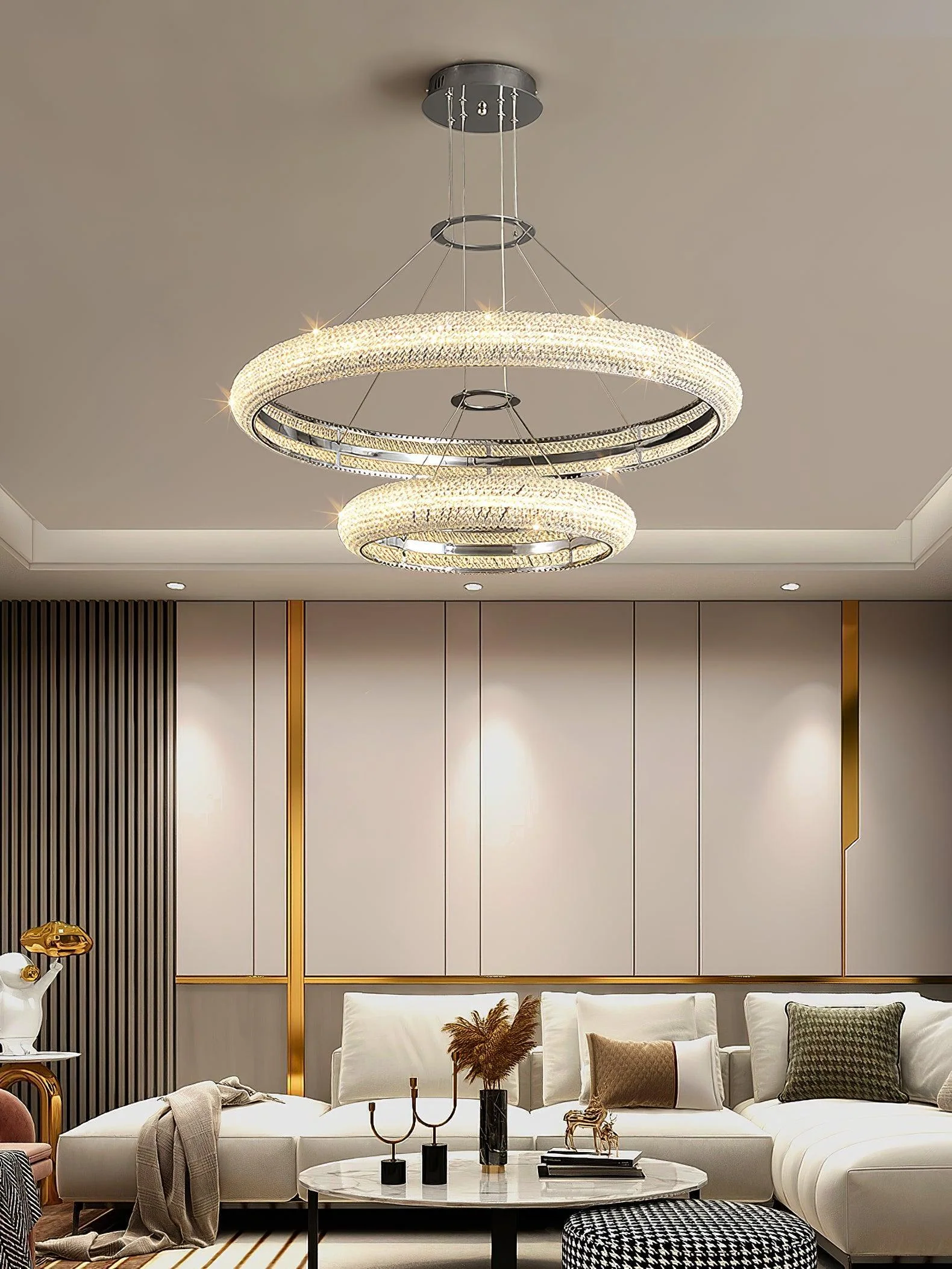 Asscher Ring Chandelier - Image 9