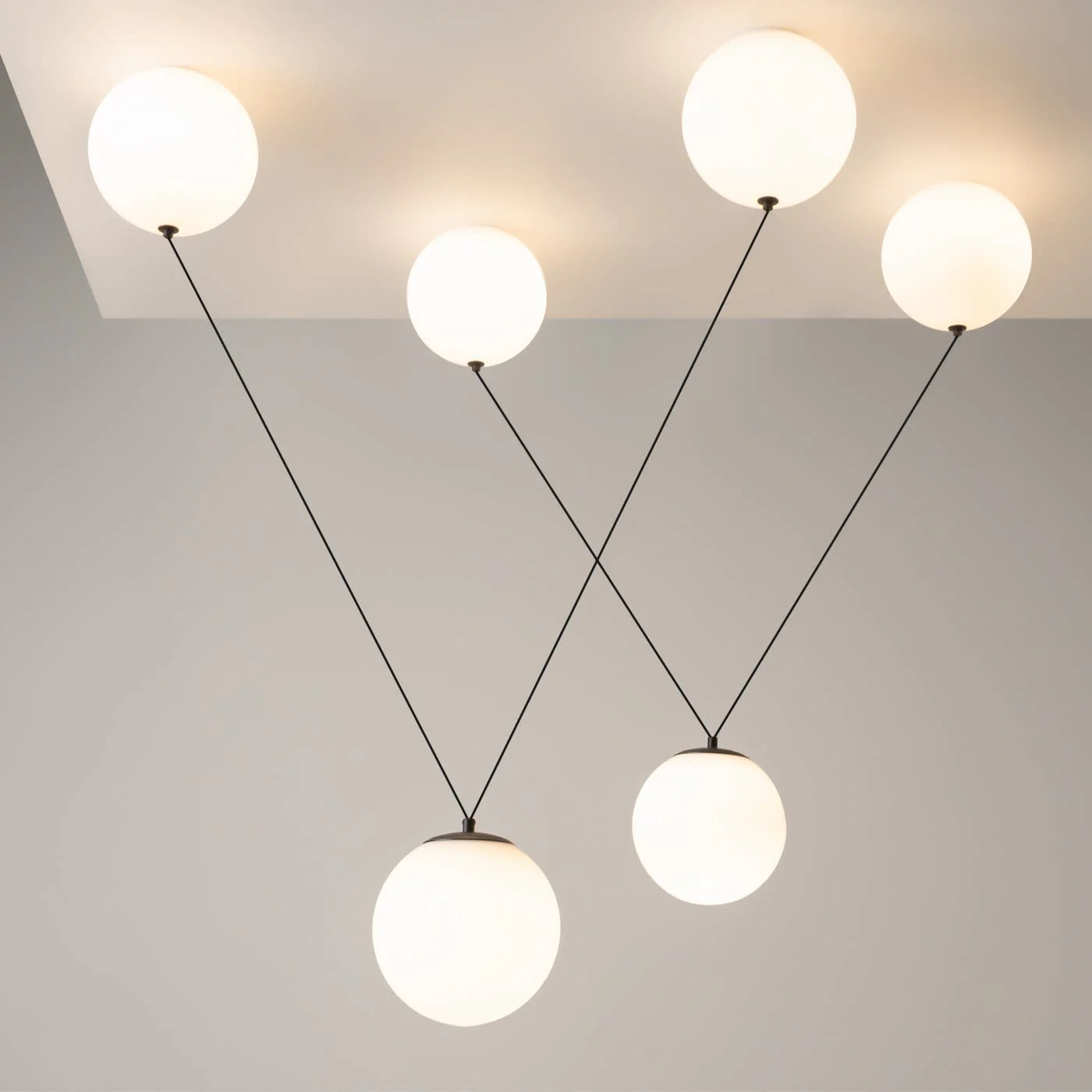 Asteris Multi Globe Pendant Lamp - Image 11