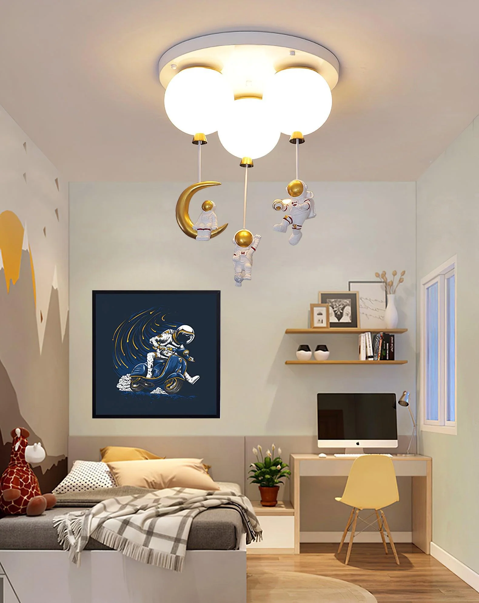 Astronaut Glossy Balloon Ceiling Lamp - Image 20