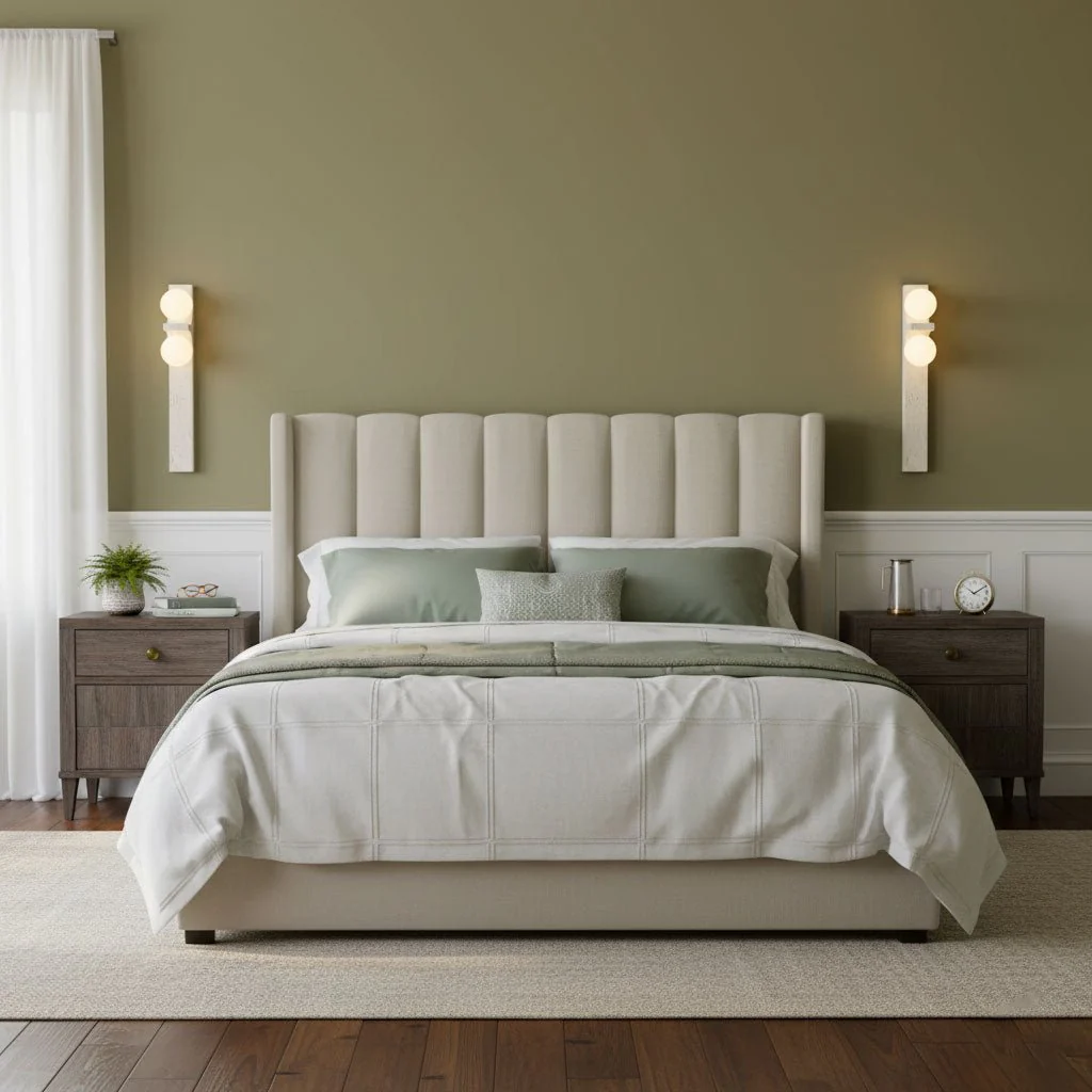 Asymmetrical Travertine Wall Sconce - Image 10