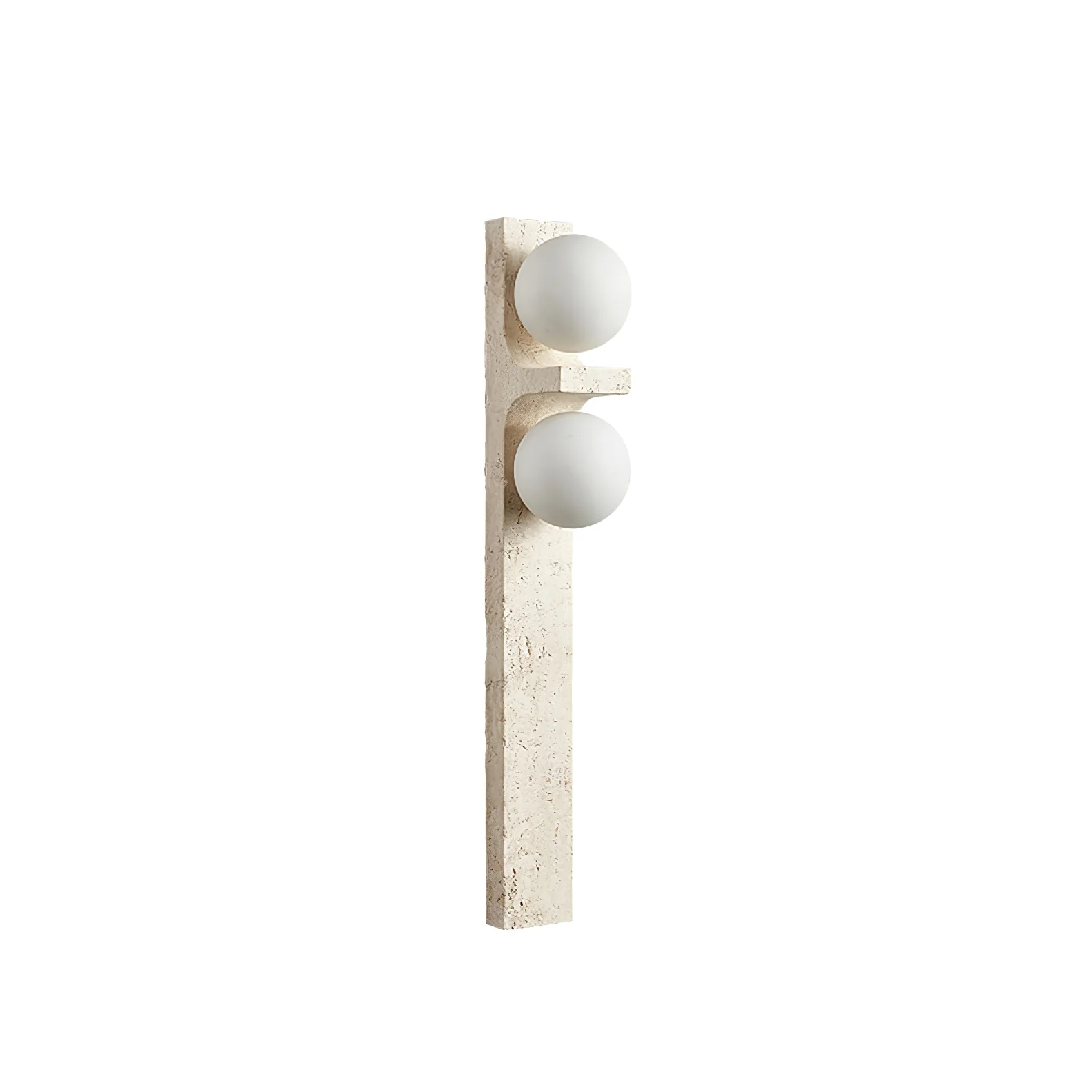 Asymmetrical Travertine Wall Sconce - Image 32