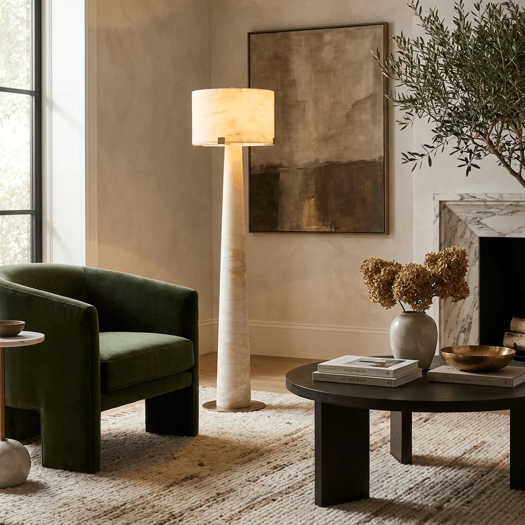Aterion Alabaster Floor Lamp - Image 3