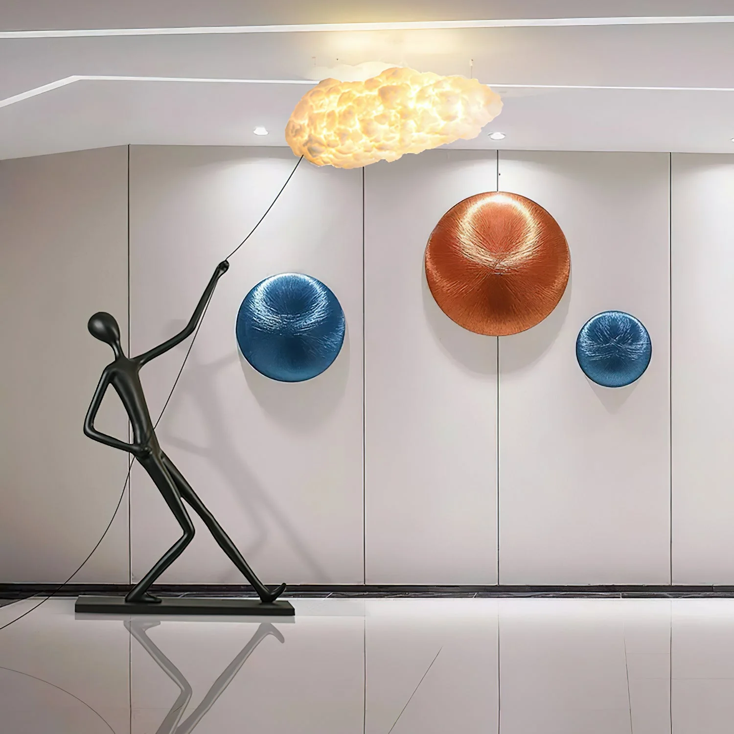 Atlas Cloud Sculpture Floor Lamp - Image 12