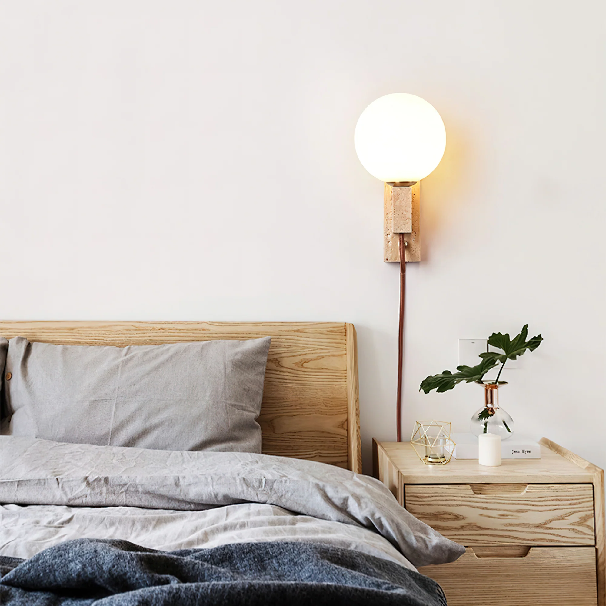 Atlas Globe Wall Sconce - Image 7