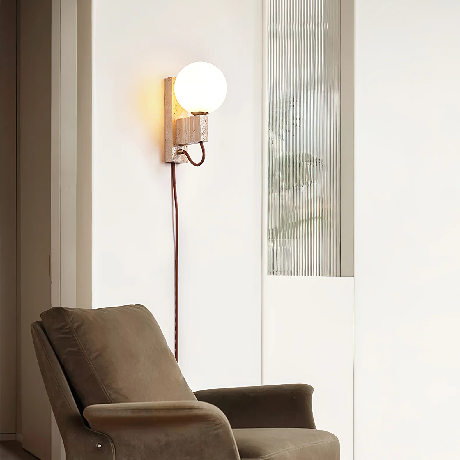 Atlas Globe Wall Sconce - Image 9