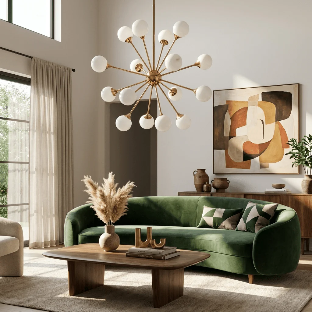 Atomic Sputnik Chandelier - Image 4