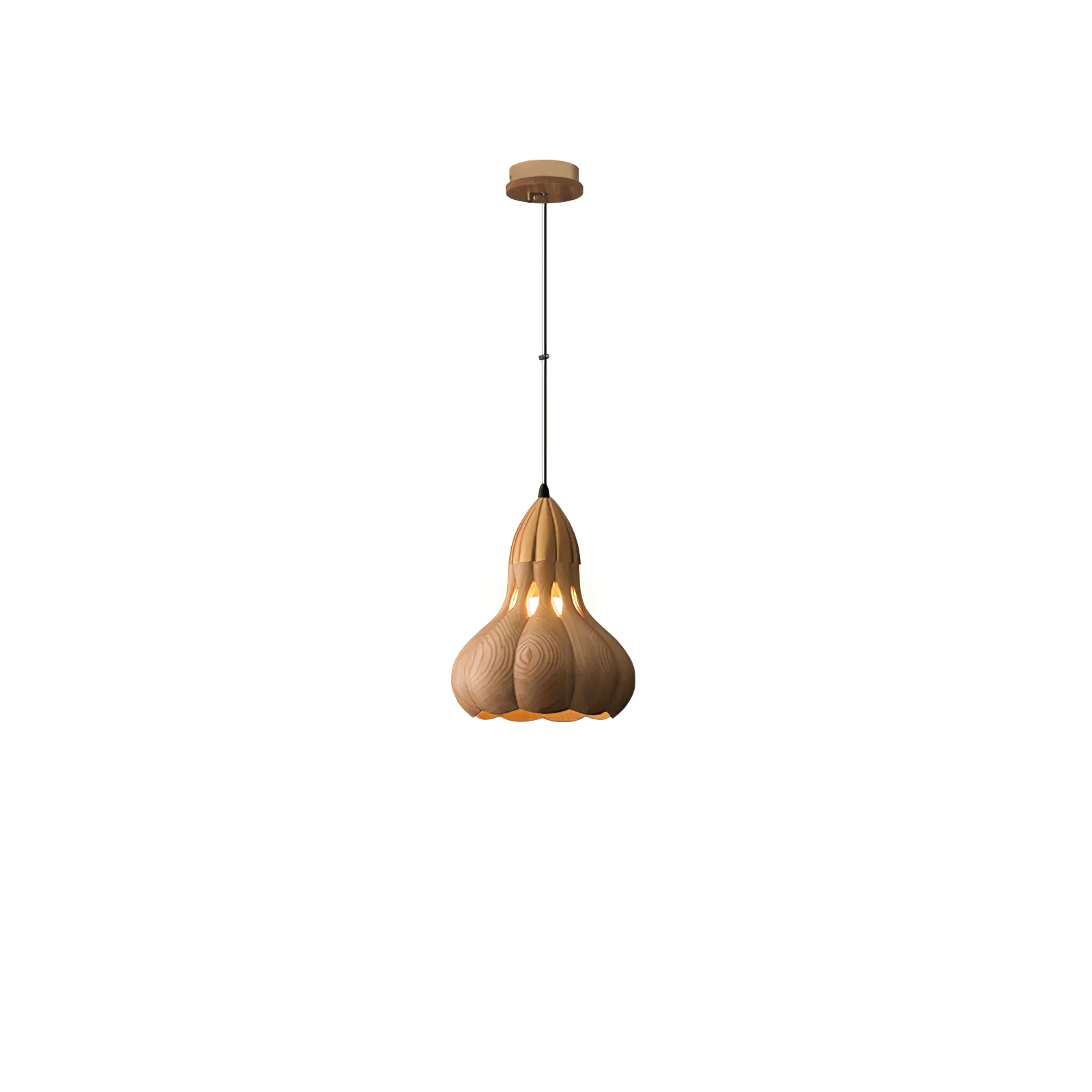 Aubree Wood Pendant Lamp - Image 13