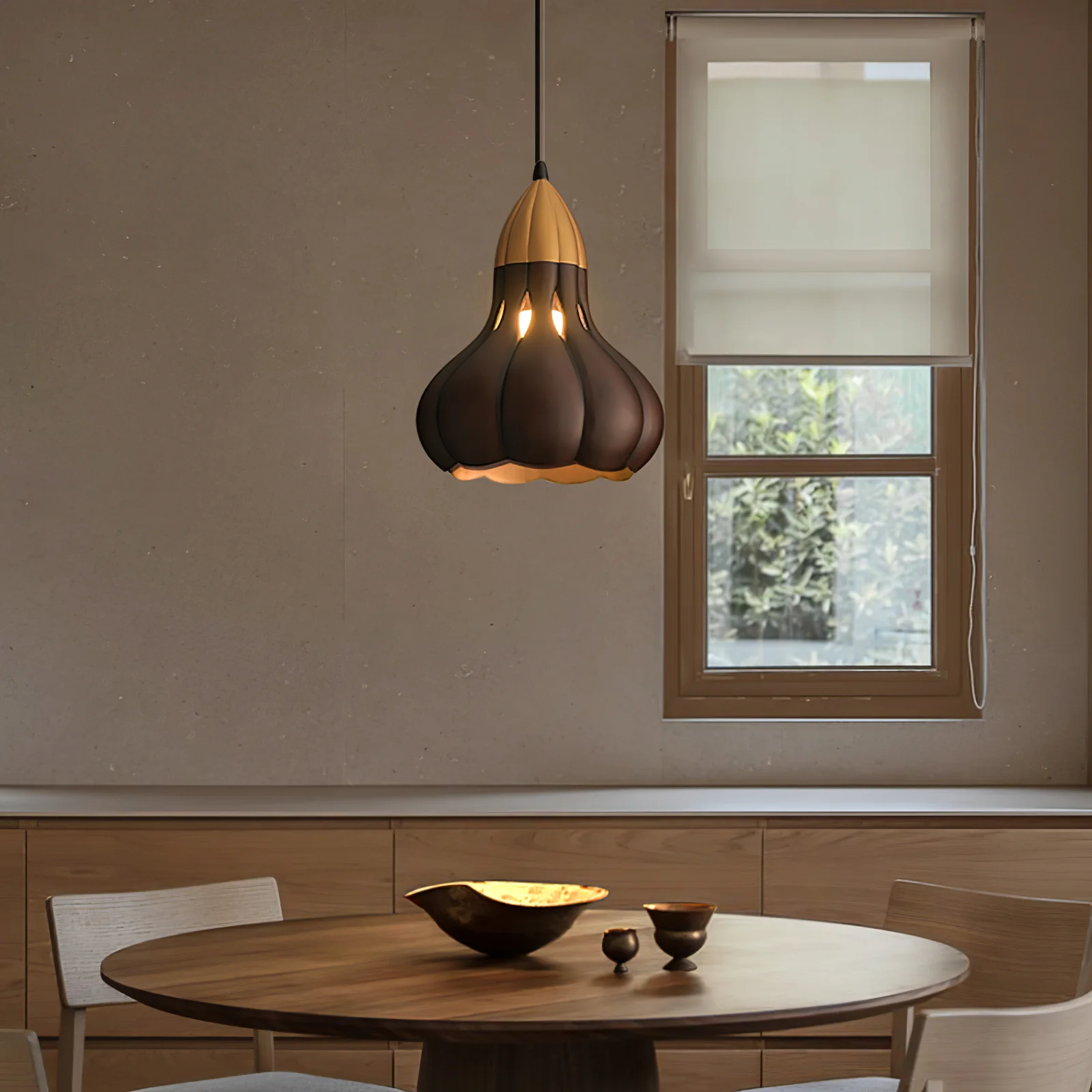 Aubree Wood Pendant Lamp - Image 5