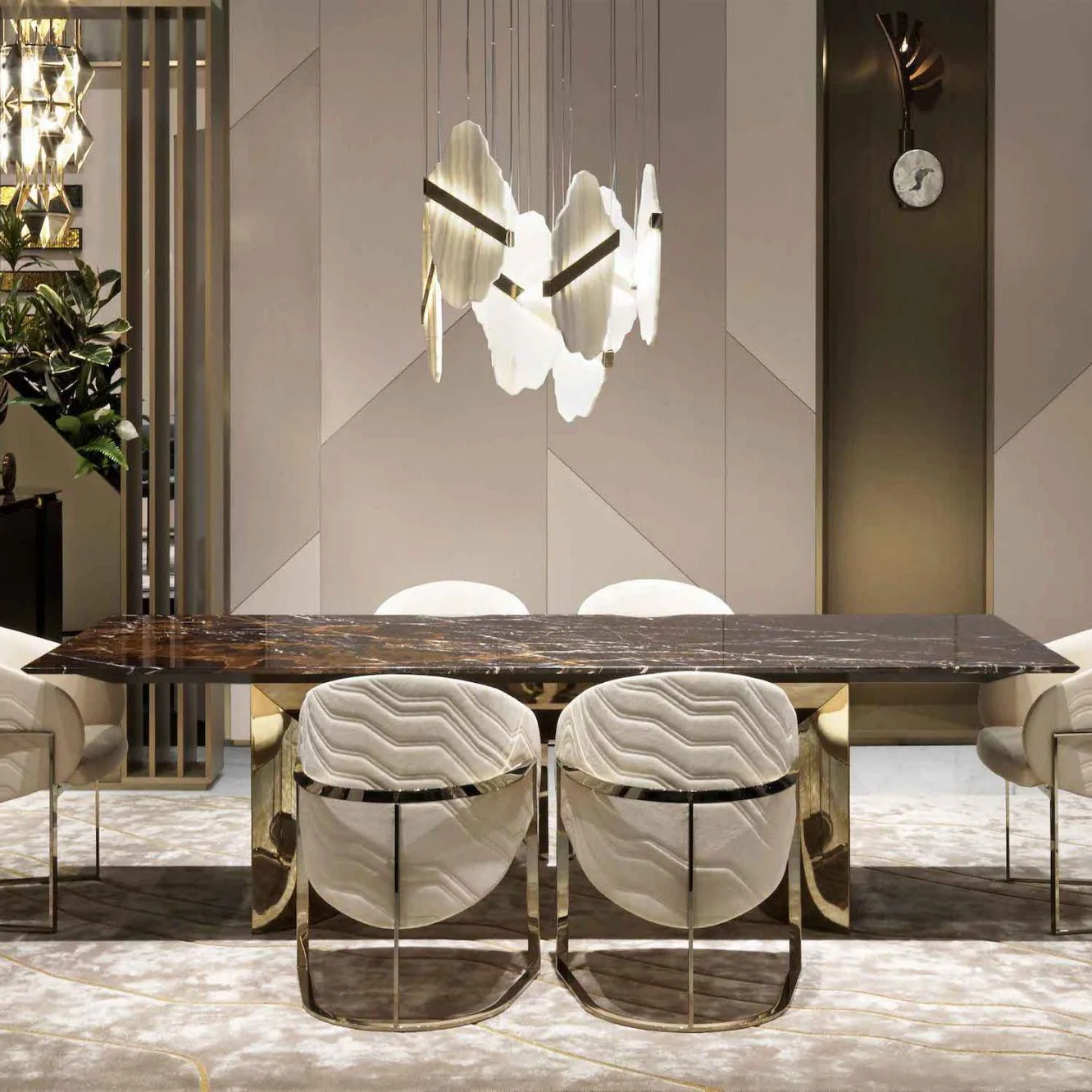 Auralith Alabaster Chandelier - Image 10