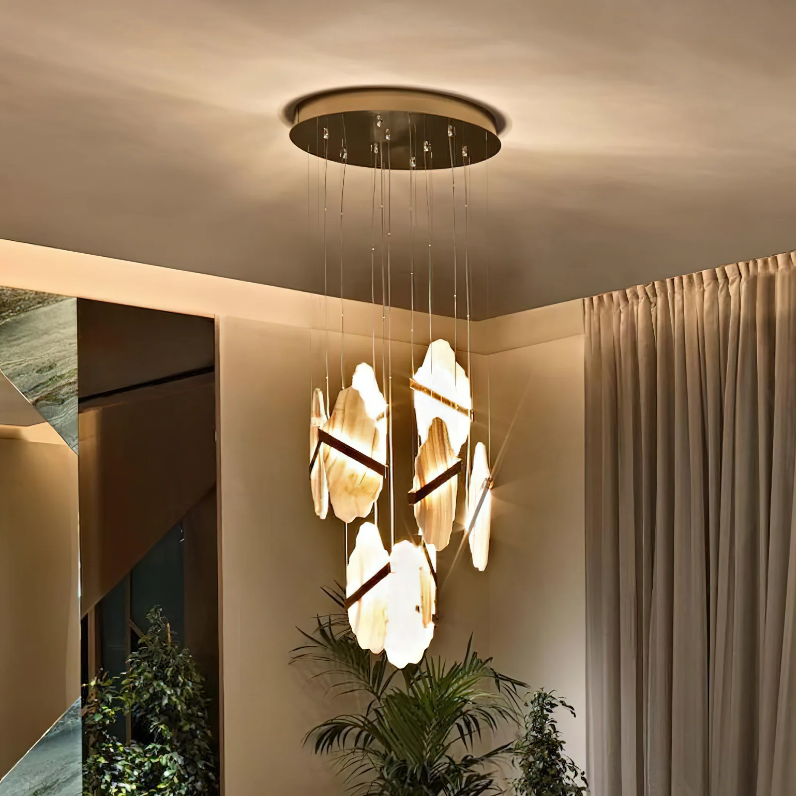 Auralith Alabaster Chandelier - Image 11