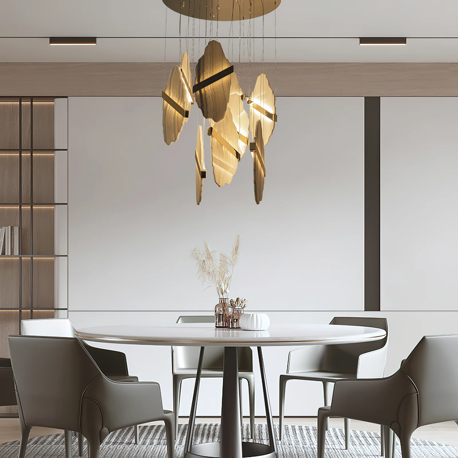Auralith Alabaster Chandelier - Image 12
