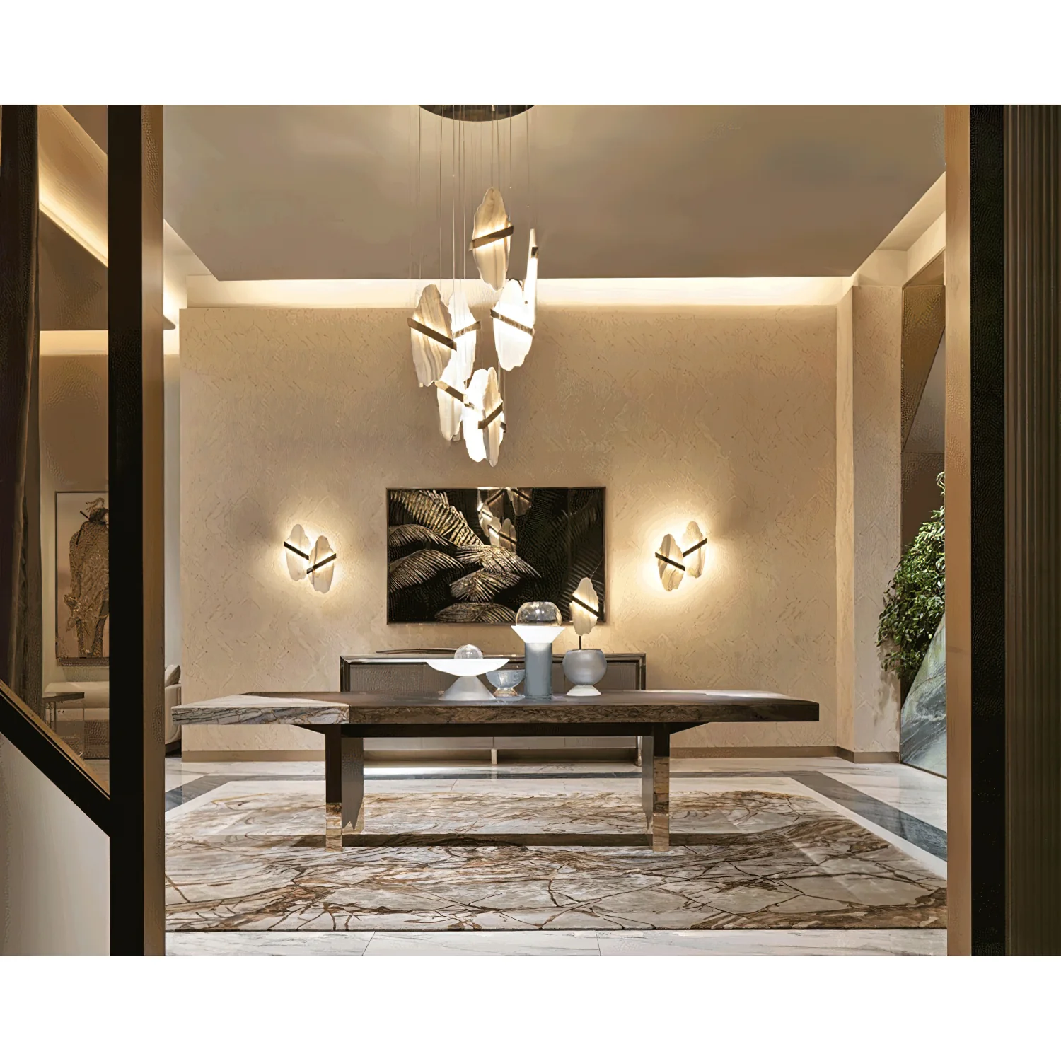 Auralith Alabaster Chandelier - Image 16