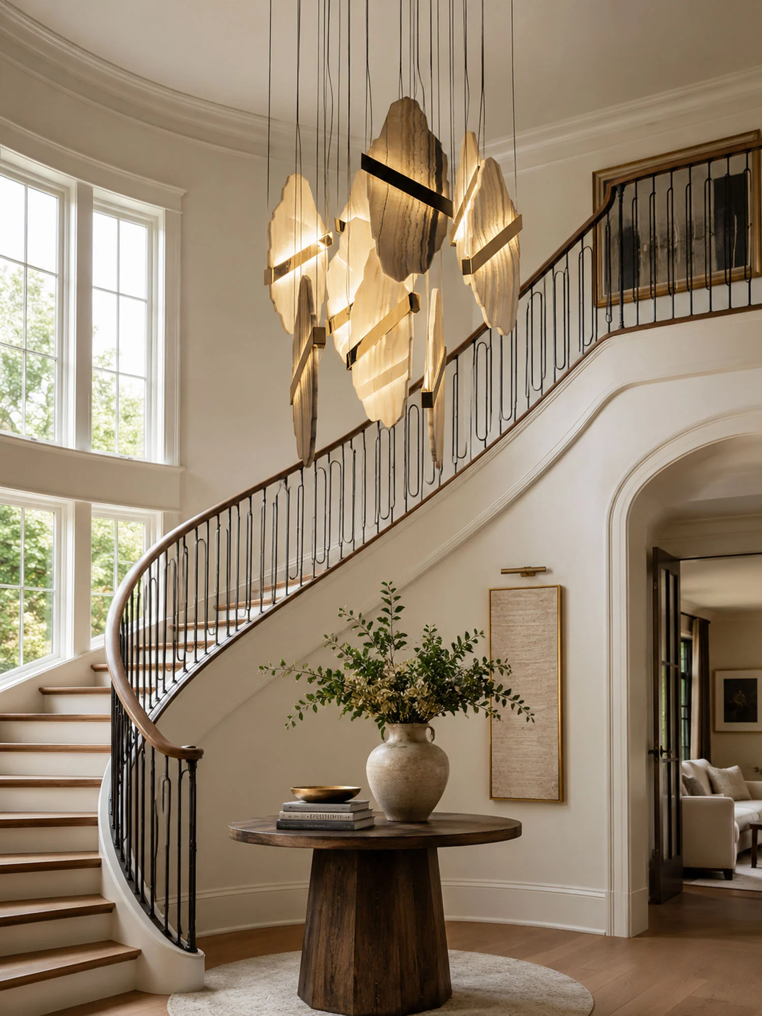 Auralith Alabaster Chandelier - Image 3