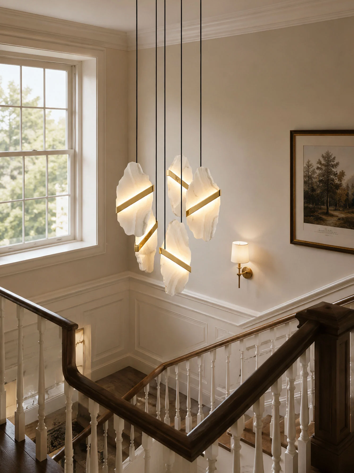 Auralith Alabaster Chandelier - Image 5