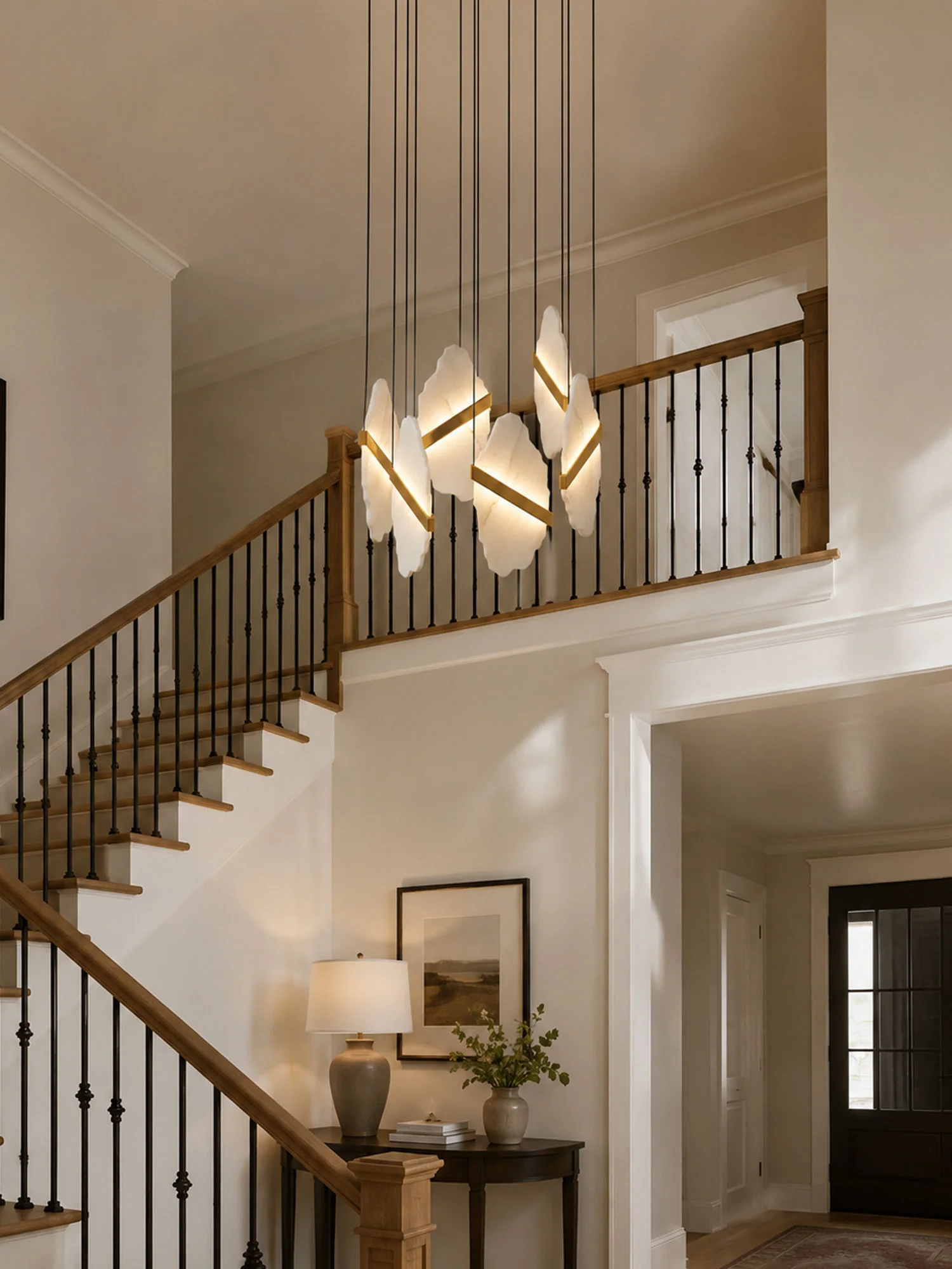 Auralith Alabaster Chandelier - Image 6