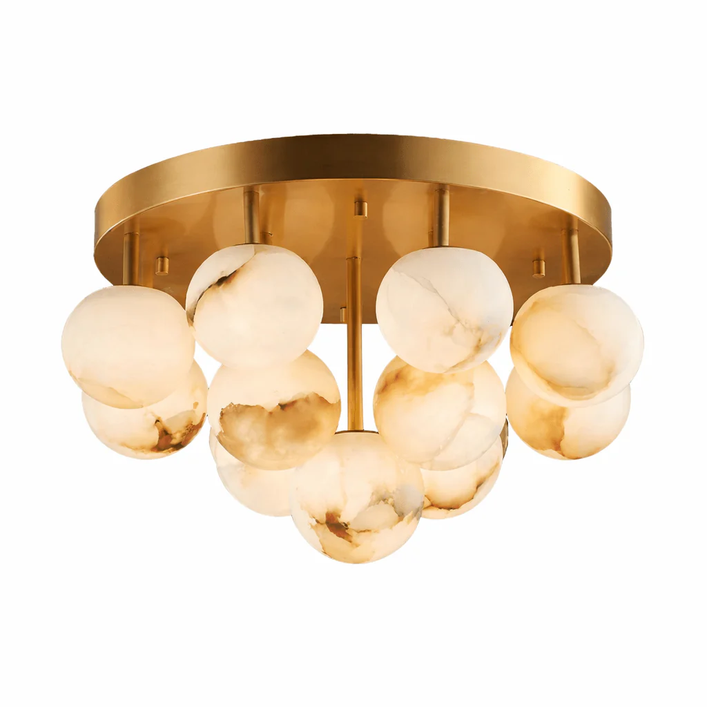 Aurelia Alabaster Globe Ceiling Light - Image 4