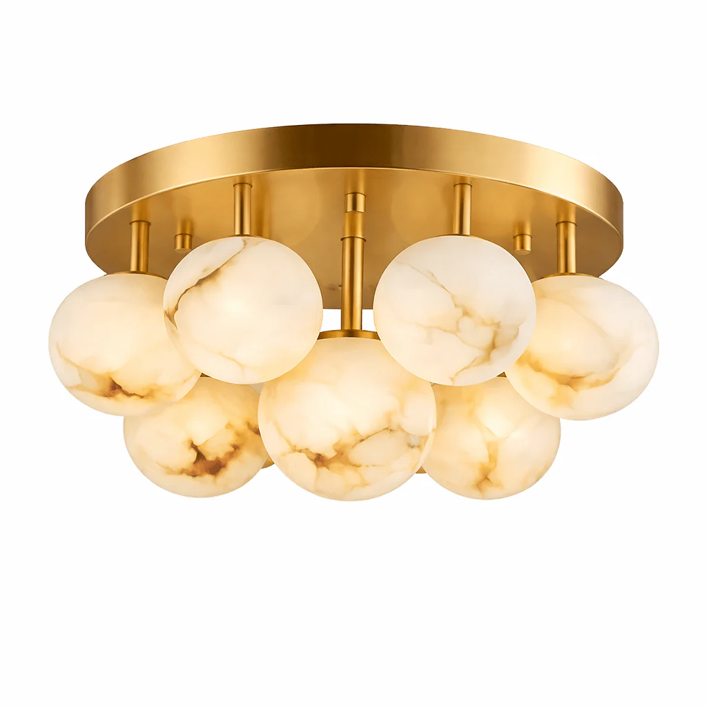 Aurelia Alabaster Globe Ceiling Light - Image 6