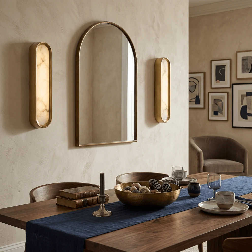Aurelia Arch Alabaster Wall Light - Image 6