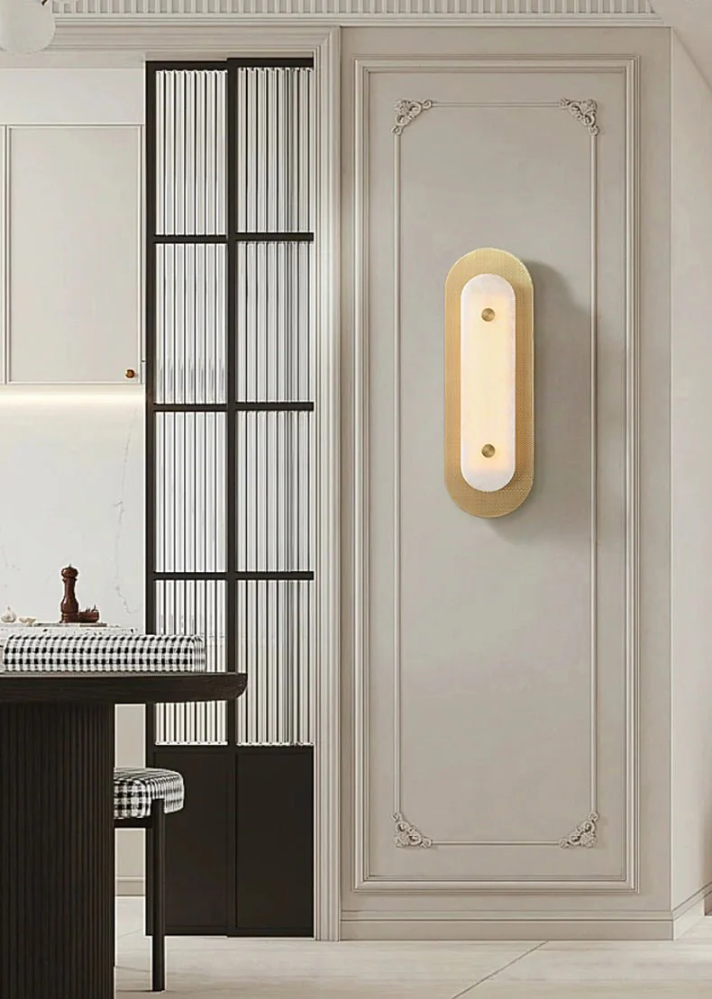 Aurelia Perforated Alabaster Wall Sconce - Image 15