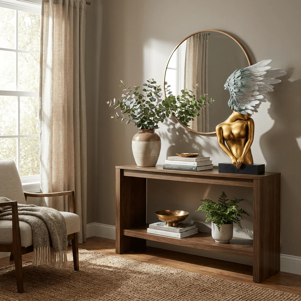 Aurelia Winged Bust Sculpture - Image 4
