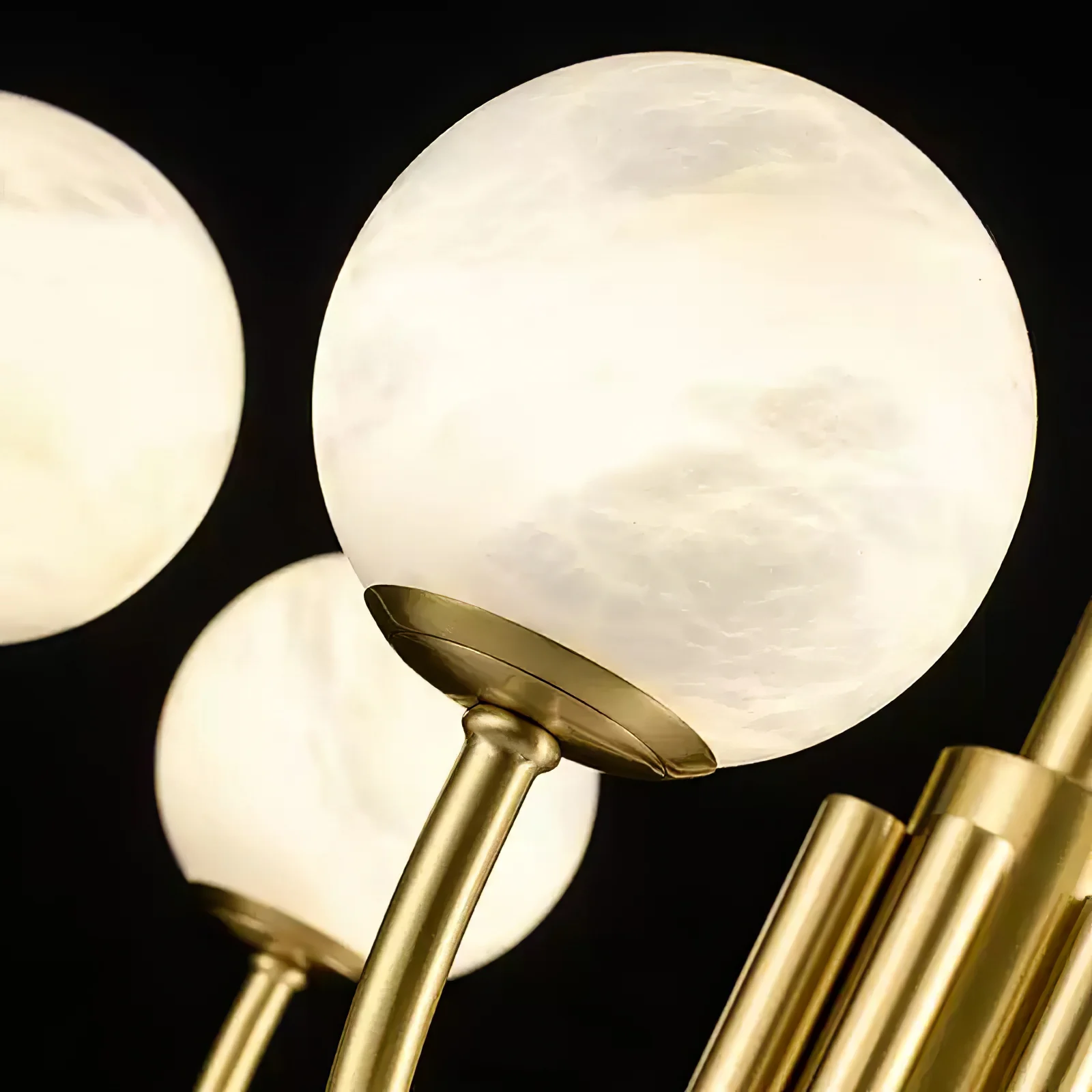 Aurelian Alabaster Globe Chandelier - Image 23
