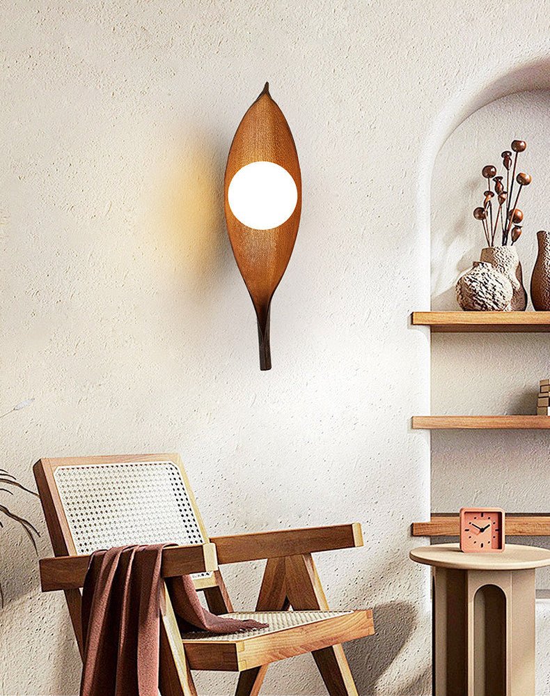 Aureo Leaf Glass Wall Lamp - Image 6