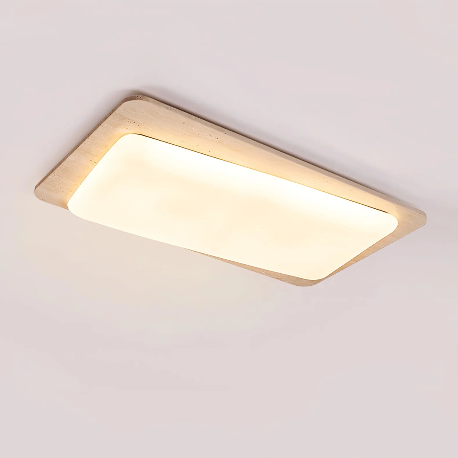 Aurilith Travertine Ceiling Light - Image 2