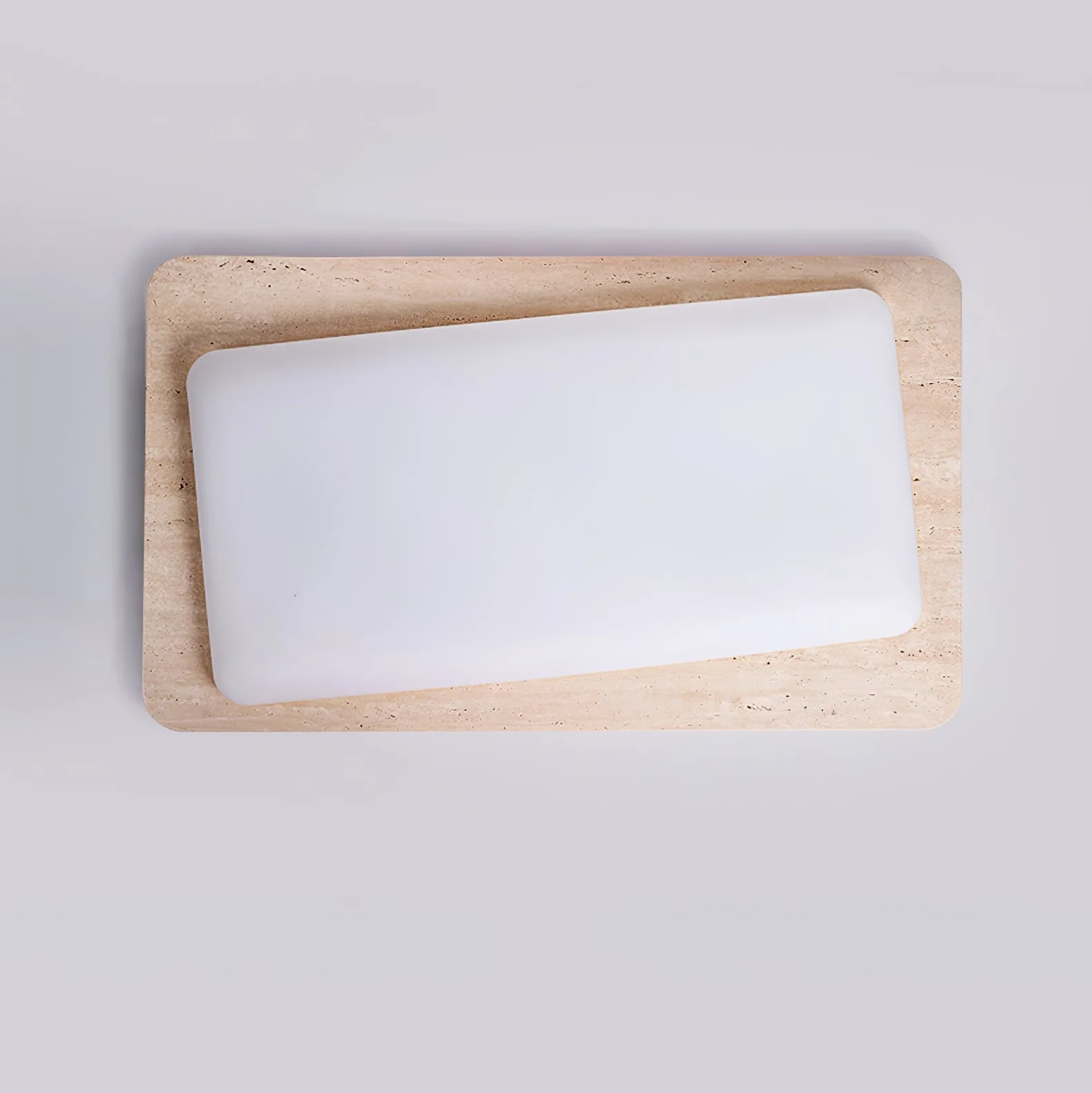 Aurilith Travertine Ceiling Light - Image 3