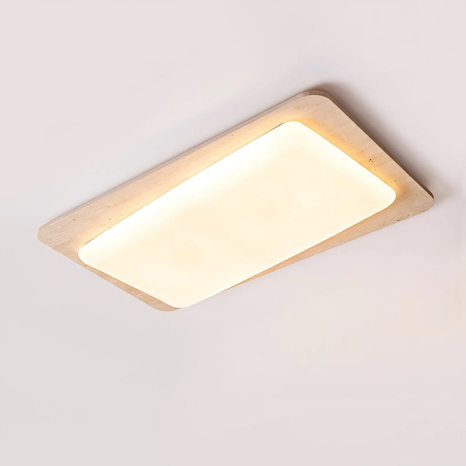 Aurilith Travertine Ceiling Light - Image 8