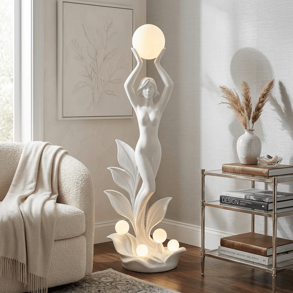 Aurora Muse Sculptural Floor Lamp - Image 2