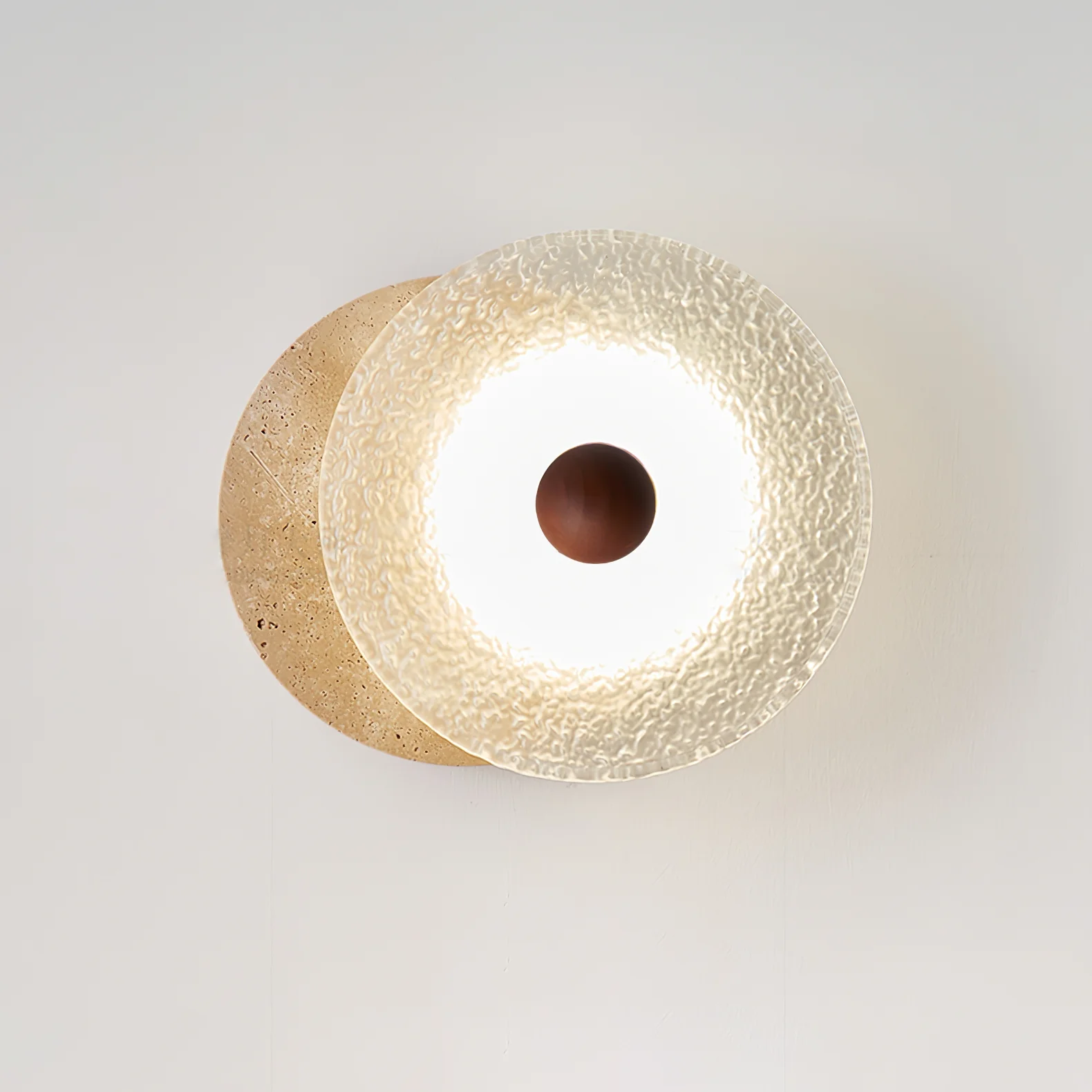 Aurora Travertine Wall Lamp - Image 4