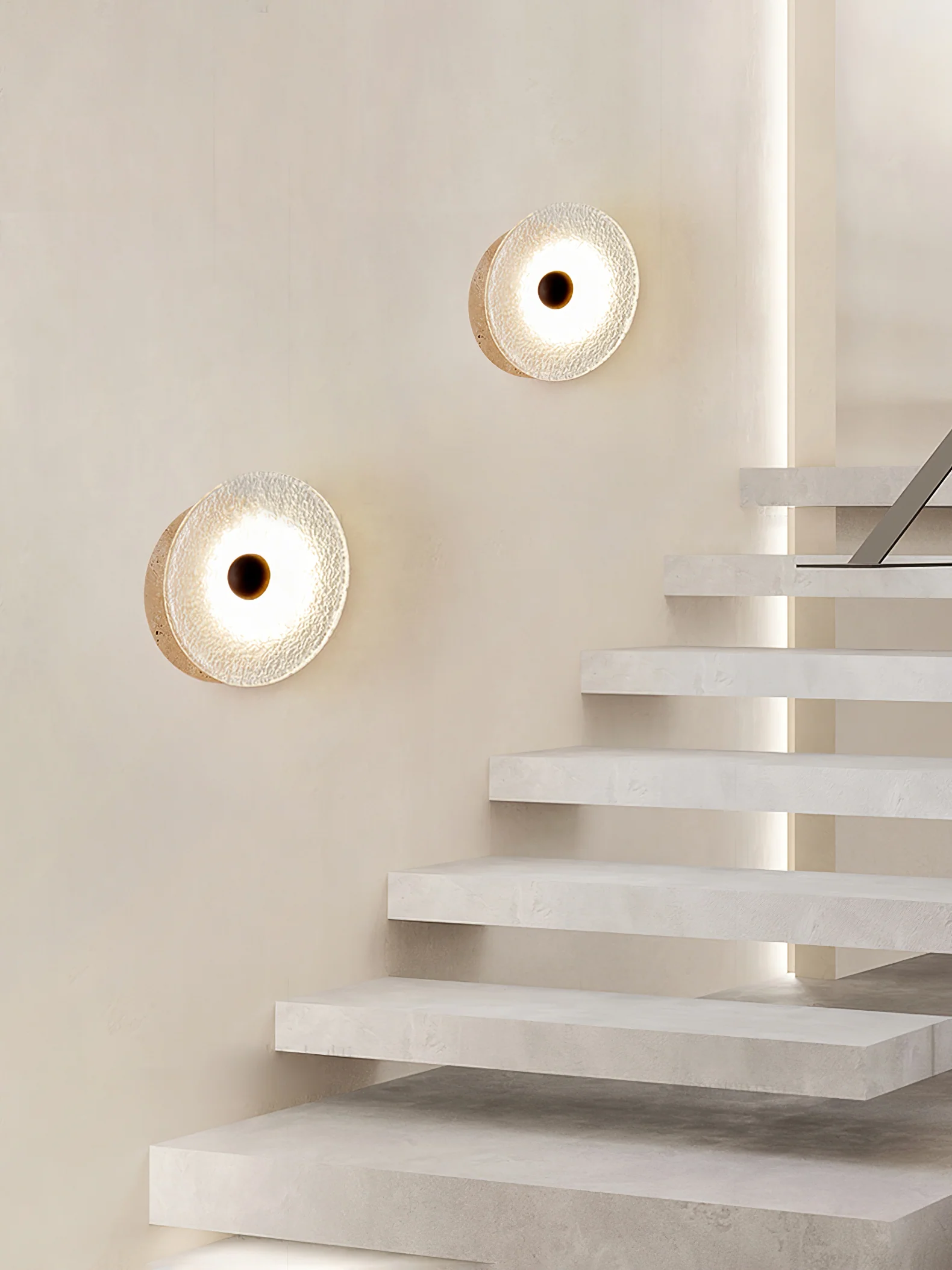 Aurora Travertine Wall Lamp - Image 9