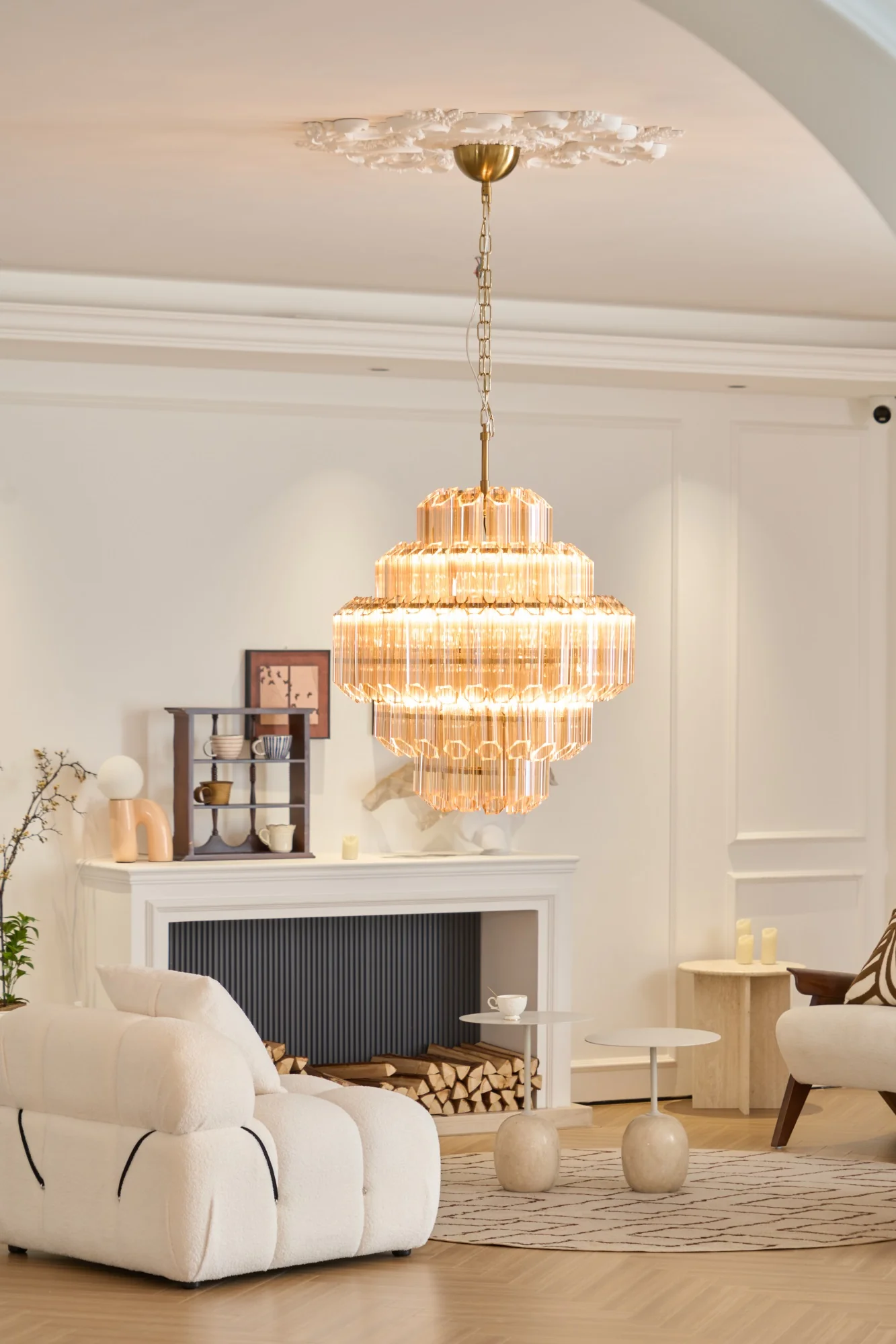 Aurum Cascade Murano Chandelier - Image 20