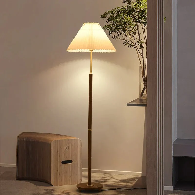 Axya Vintage Pleated Floor Lamp - Image 13