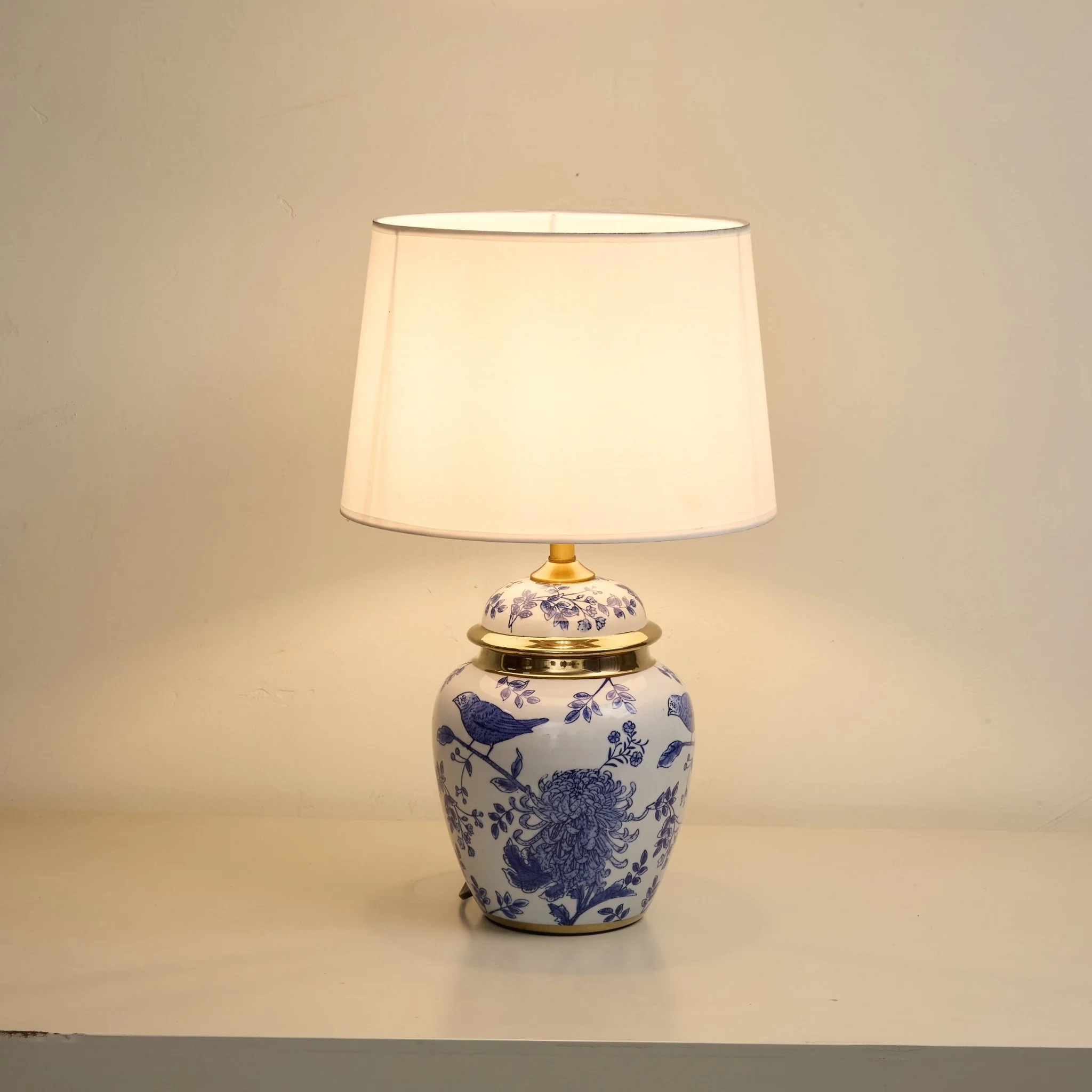 Azure Ceramic Table Lamp - Image 10