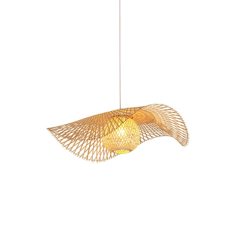 Bamboo Frame Pendant Lamp - Image 19