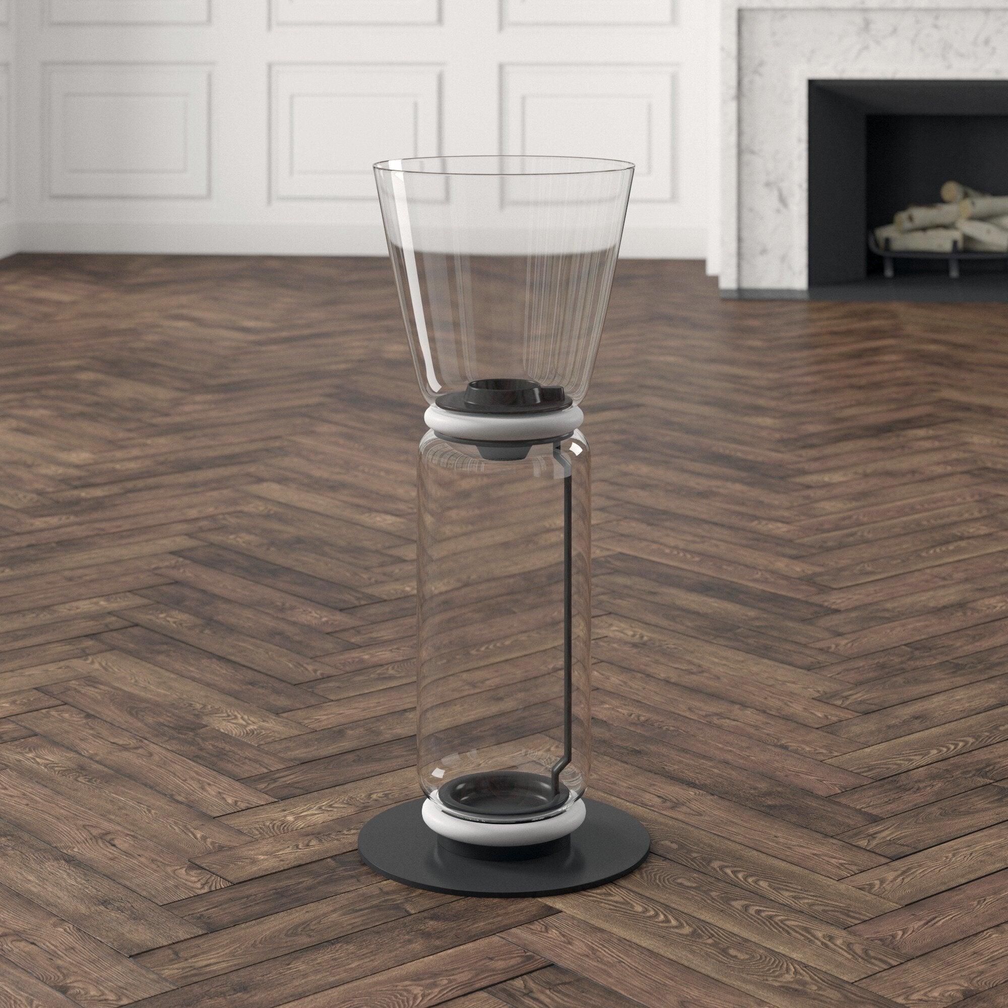 Bamboo Glass Floor Lamp - Image 20