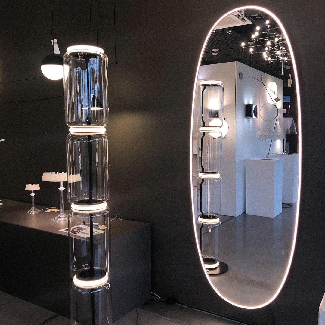 Bamboo Glass Floor Lamp - Image 21