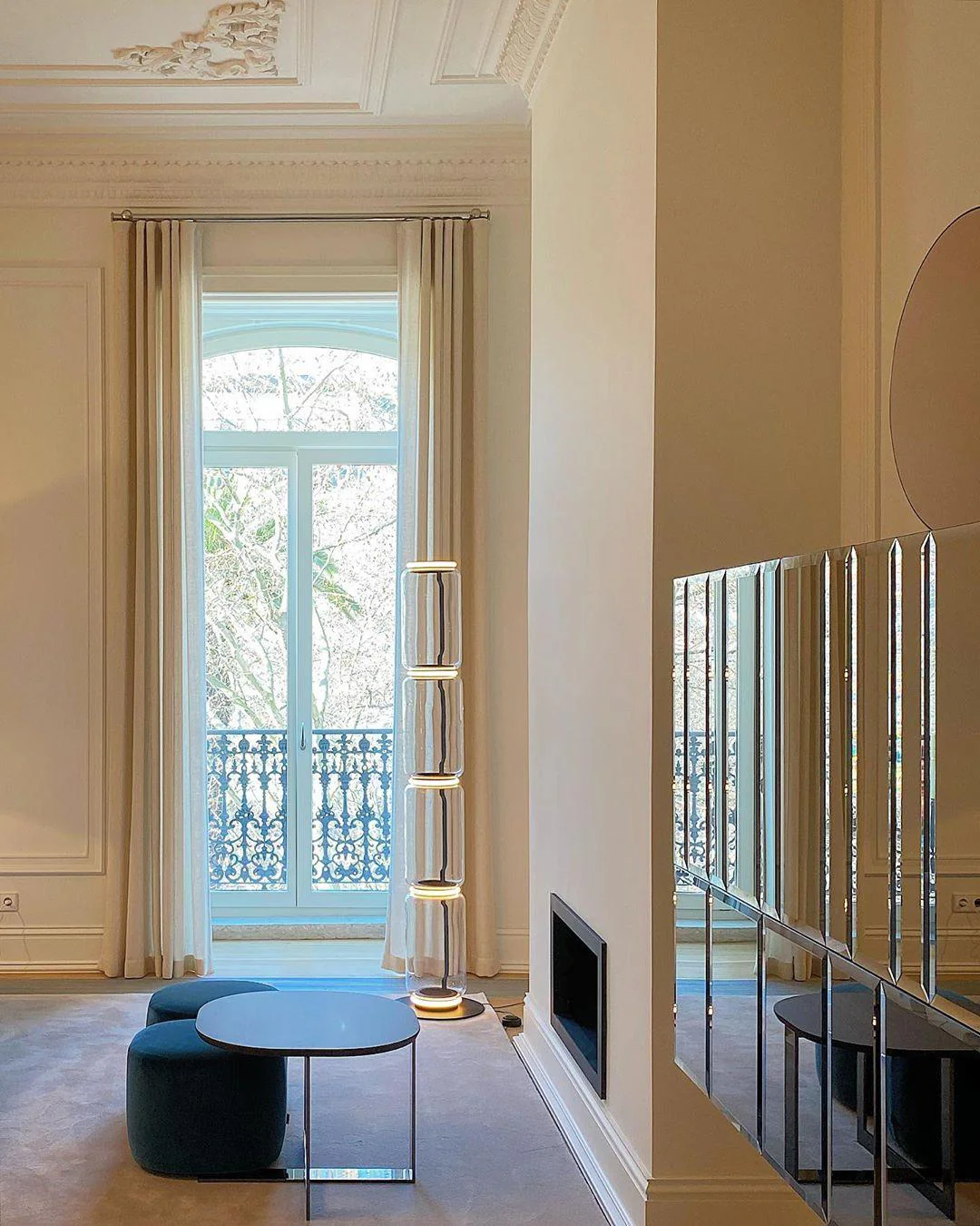 Bamboo Glass Floor Lamp - Image 32