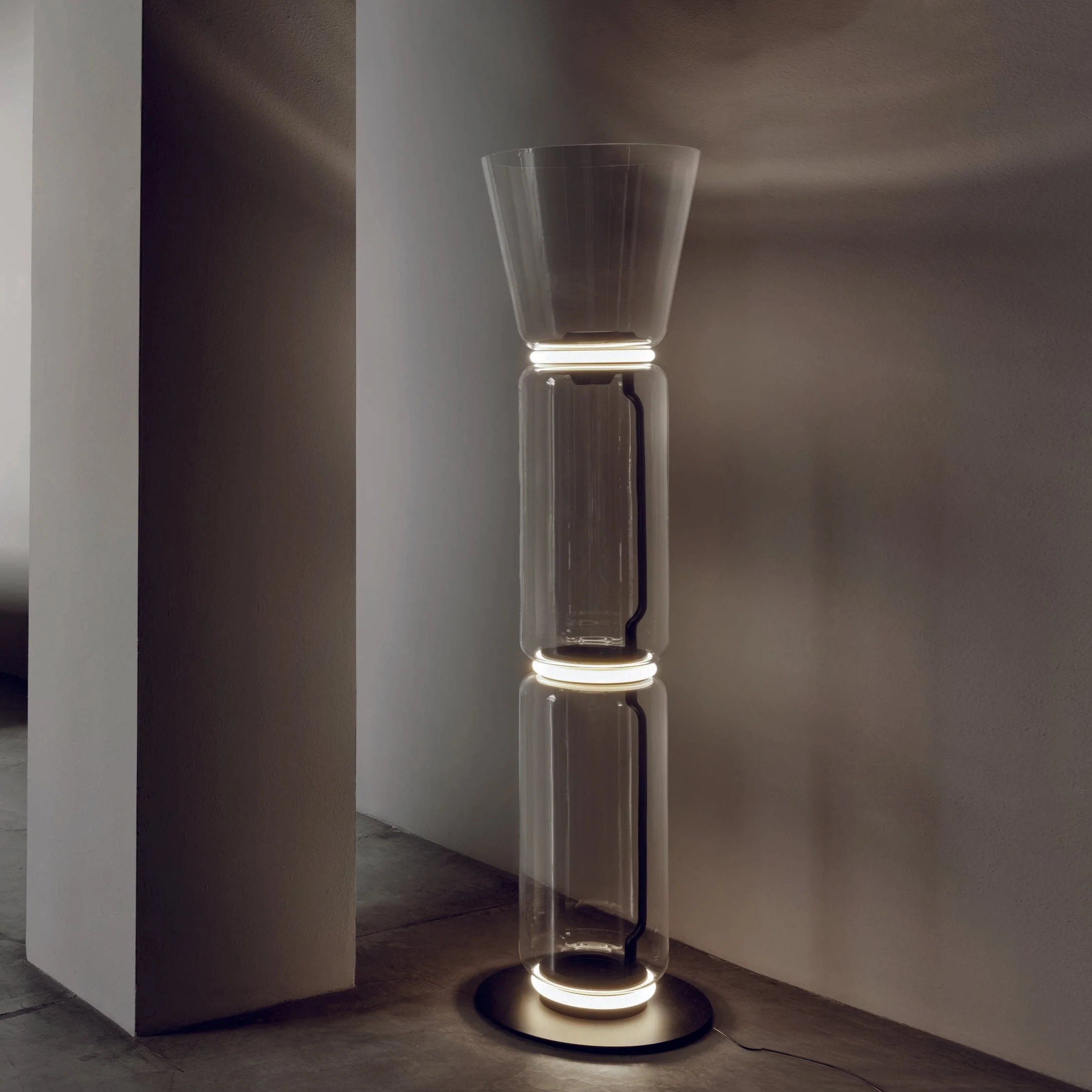 Bamboo Glass Floor Lamp - Image 87