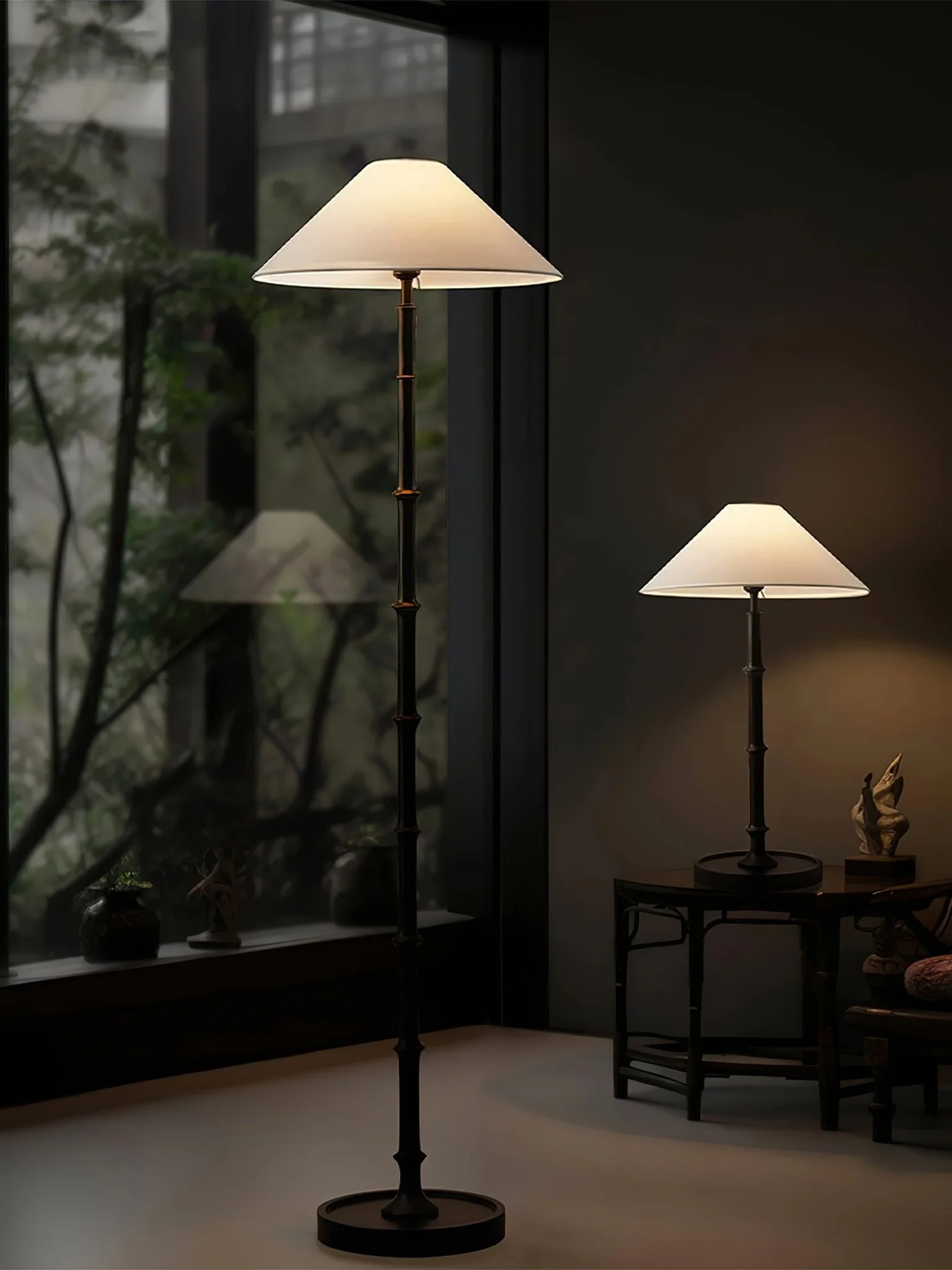 Bamboo Knot Floor Lamp - Image 9