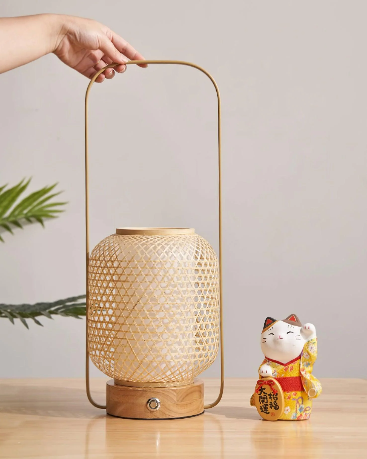 Bamboo Lantern Table Lamp - Image 17
